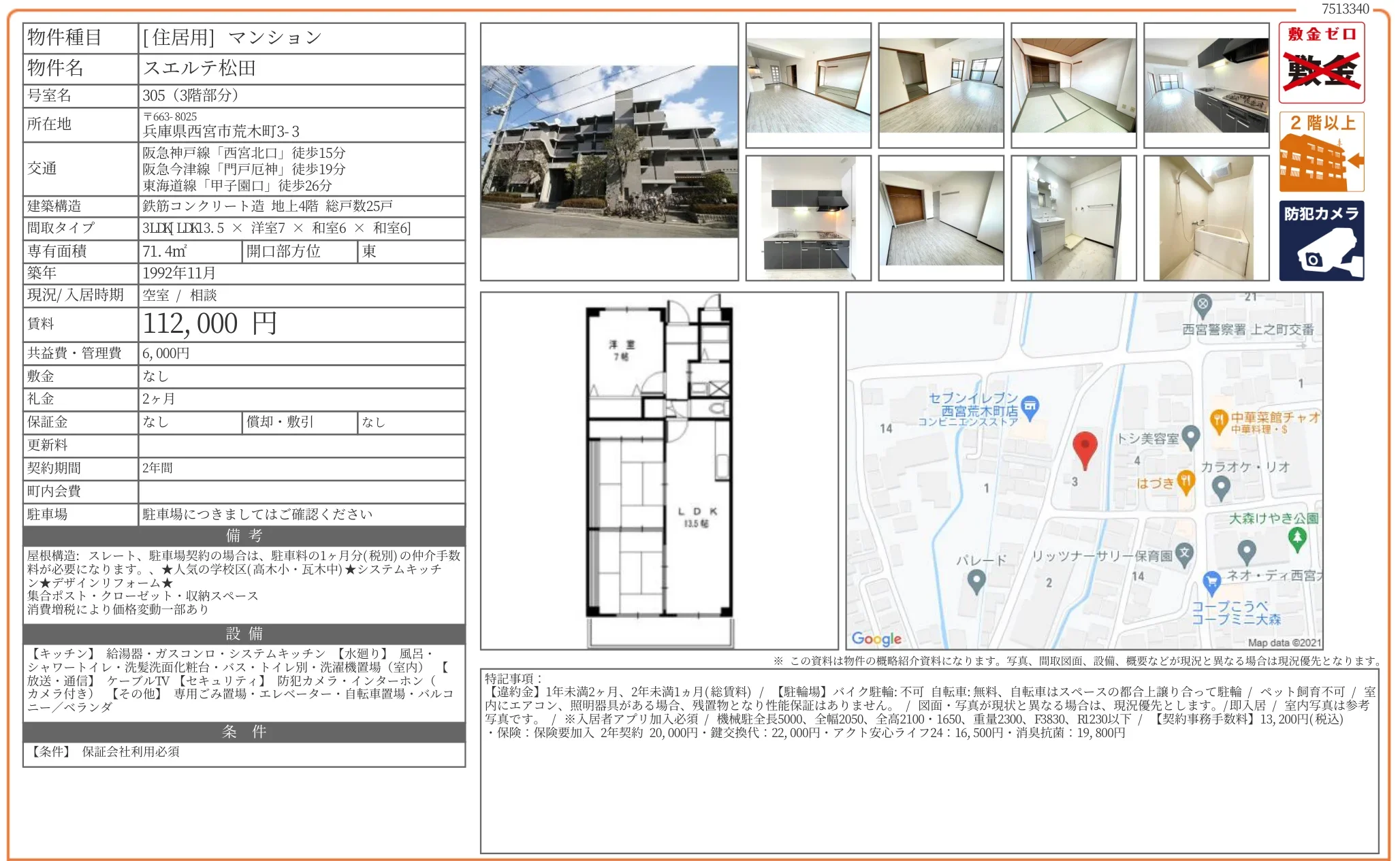 スエルテ松田 305号 0