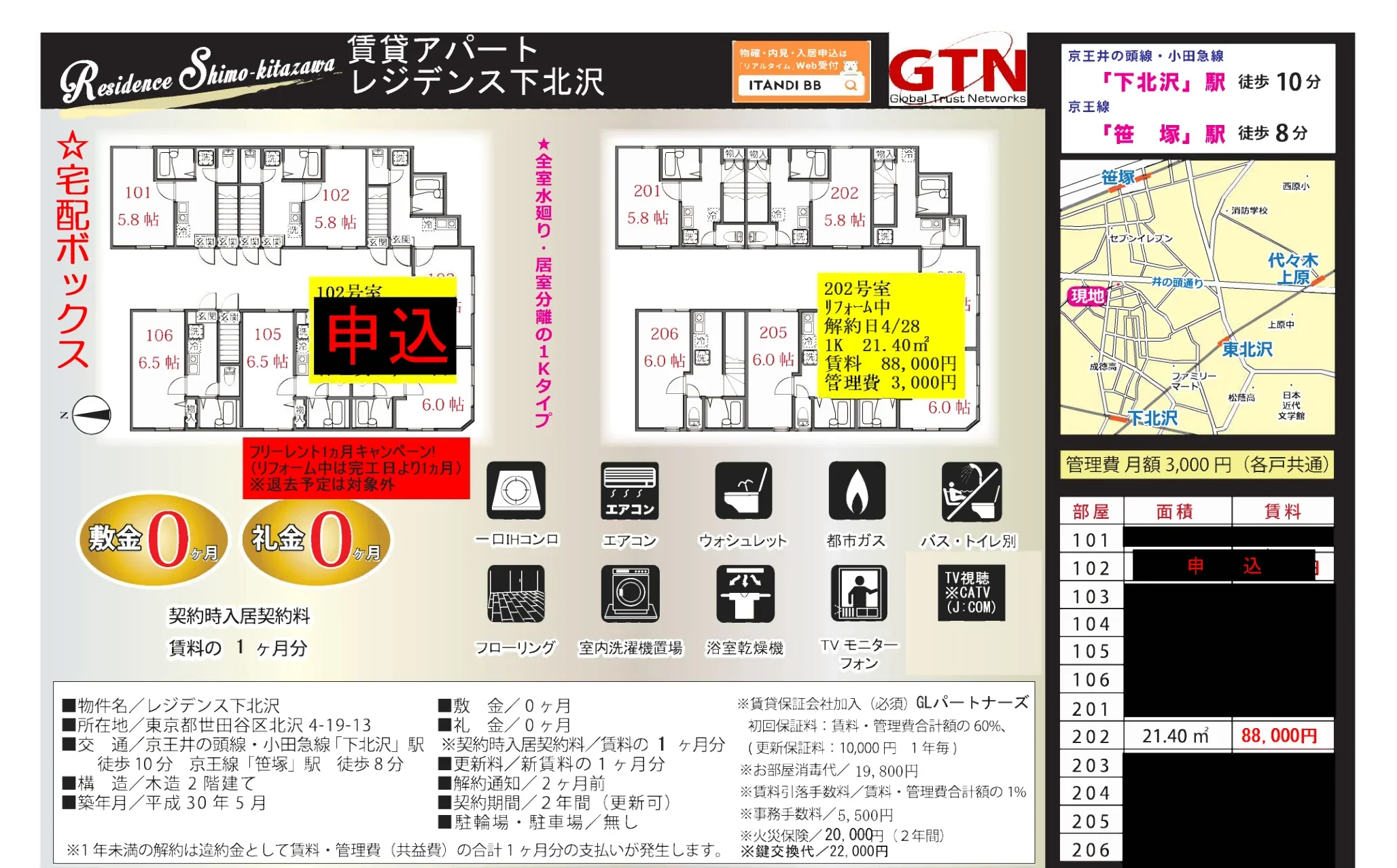 レジデンス下北沢 201 0