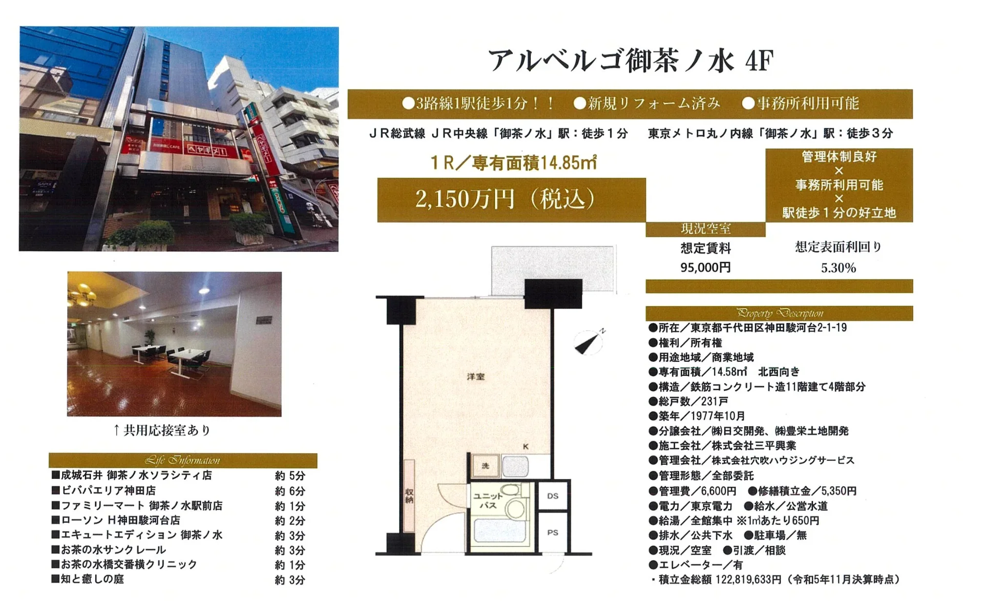 アルベルゴ御茶ノ水 4号 0