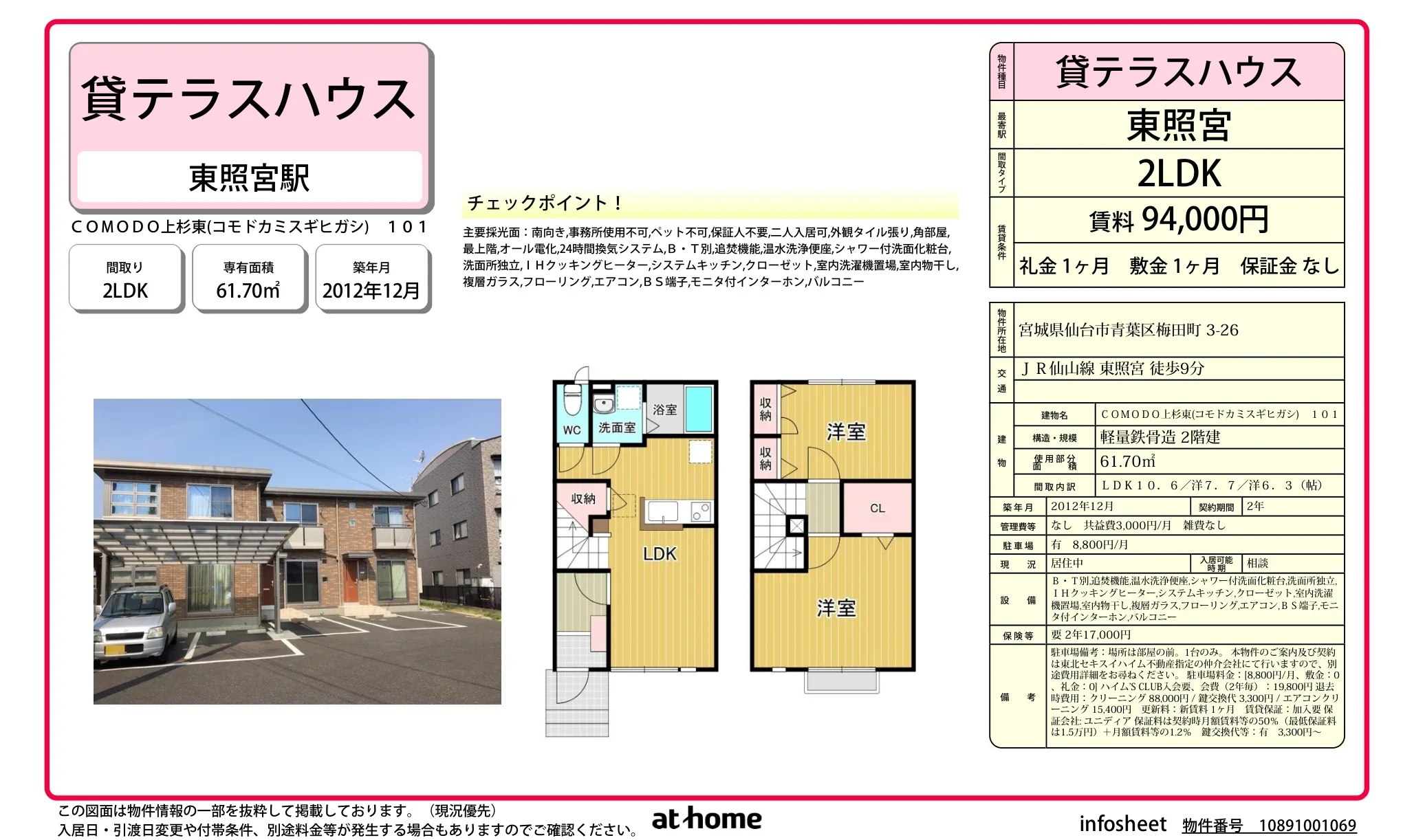 ＣＯＭＯＤＯ上杉東 0