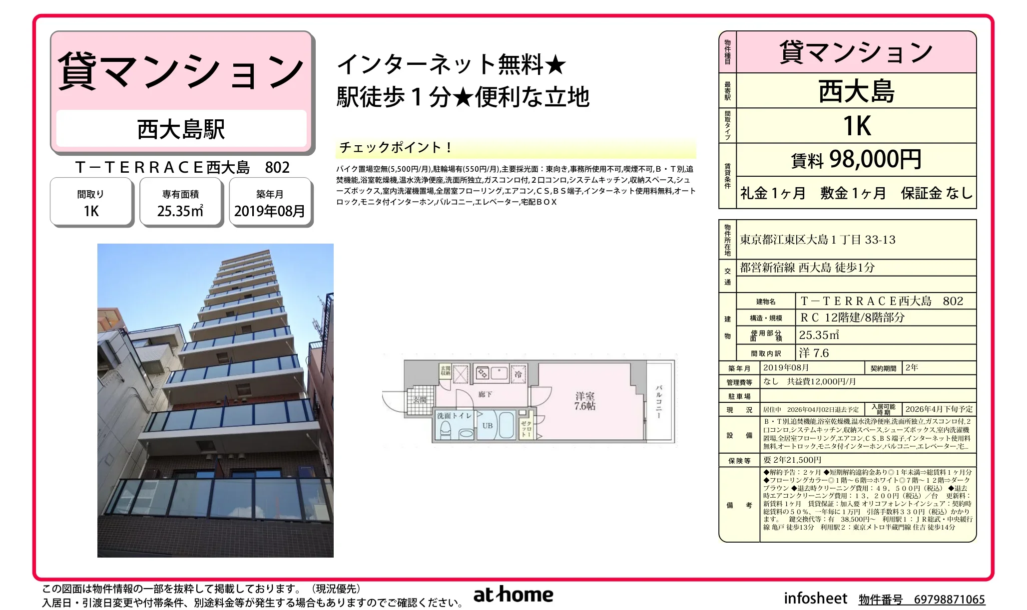Ｔ－ＴＥＲＲＡＣＥ西大島 0
