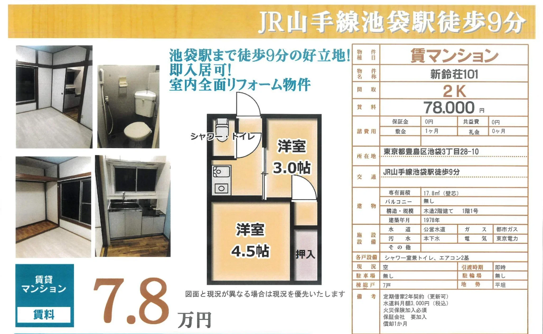 新荘101 1号 0
