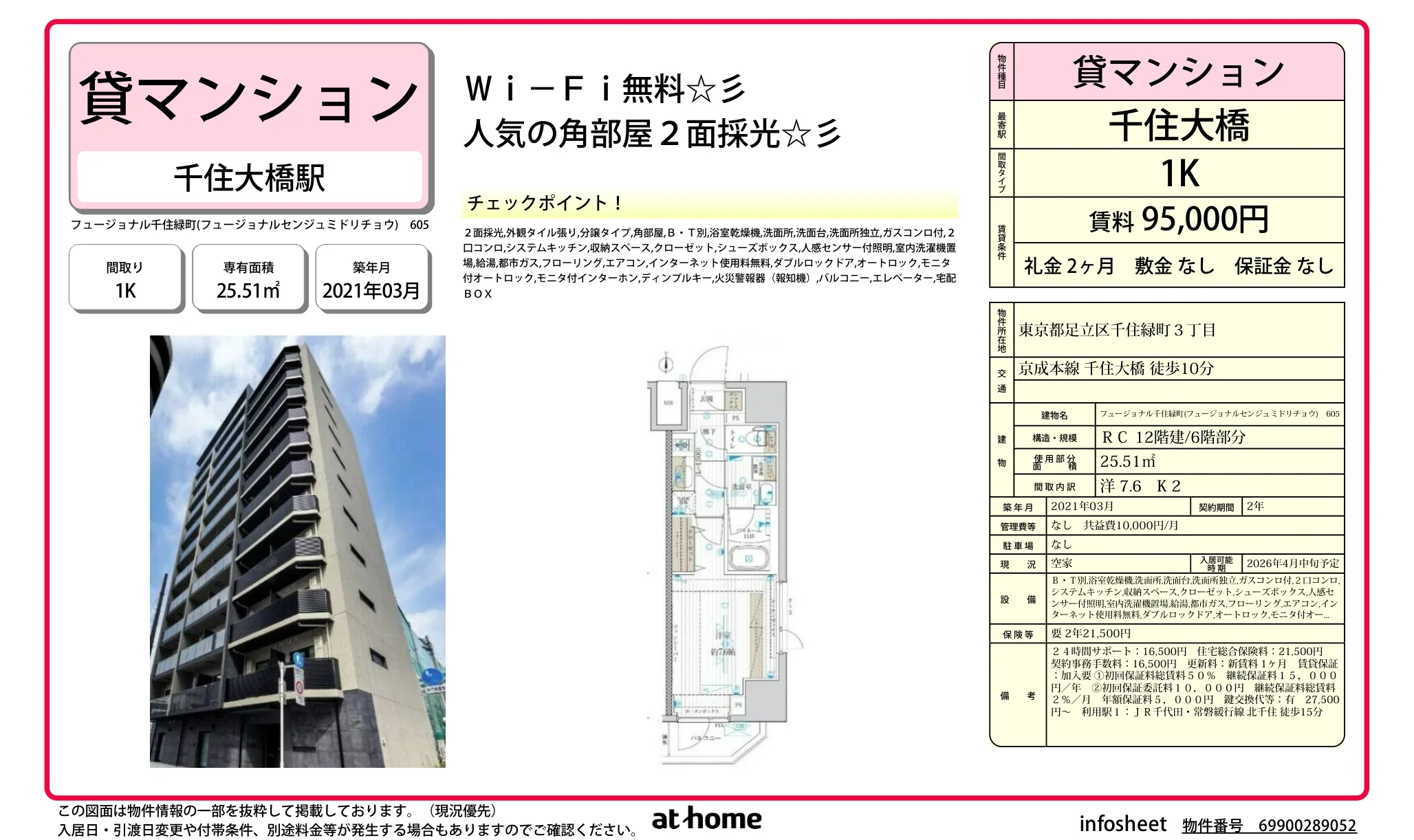 フュージョナル千住緑町 0