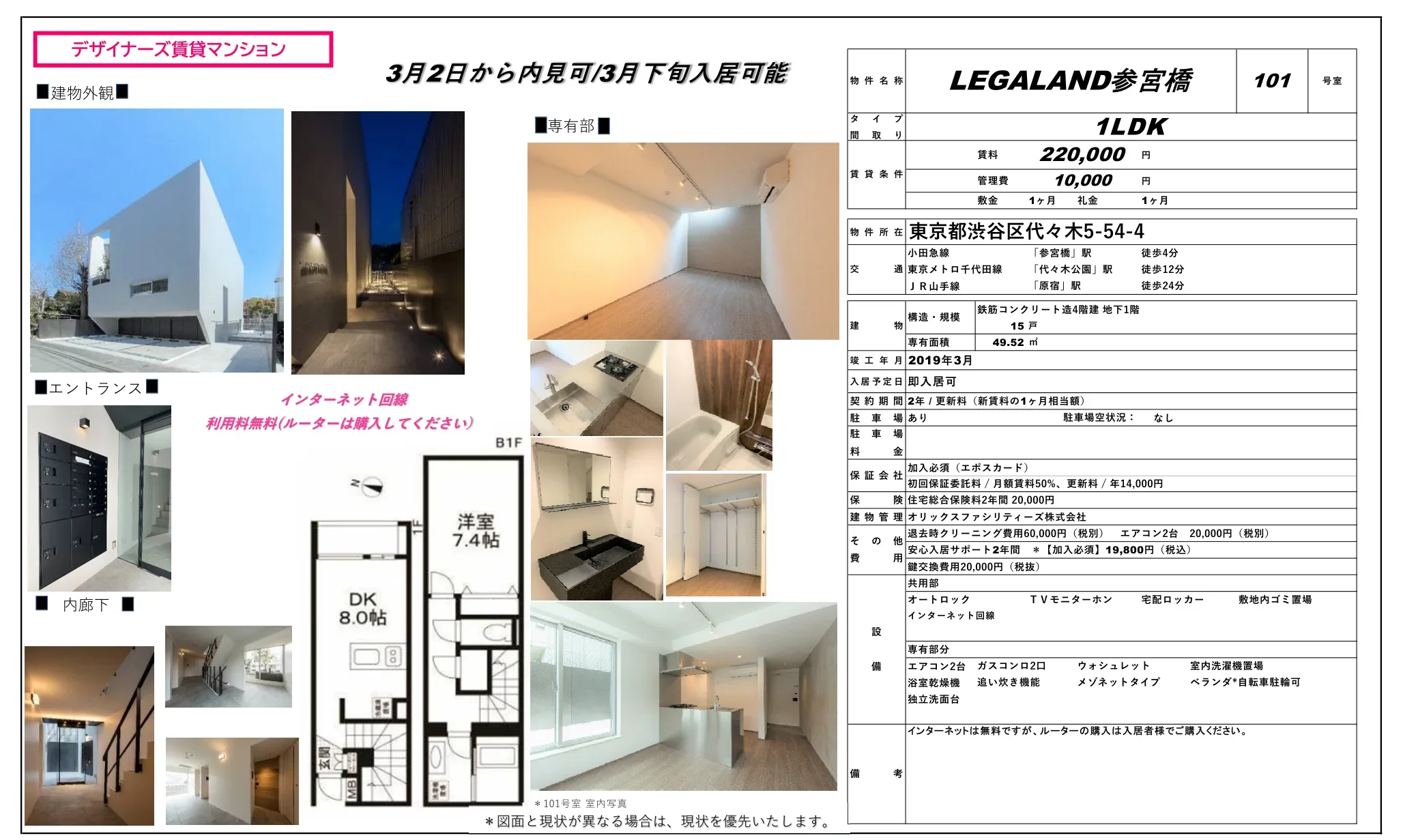 LEGALAND 参宮橋 101号 0