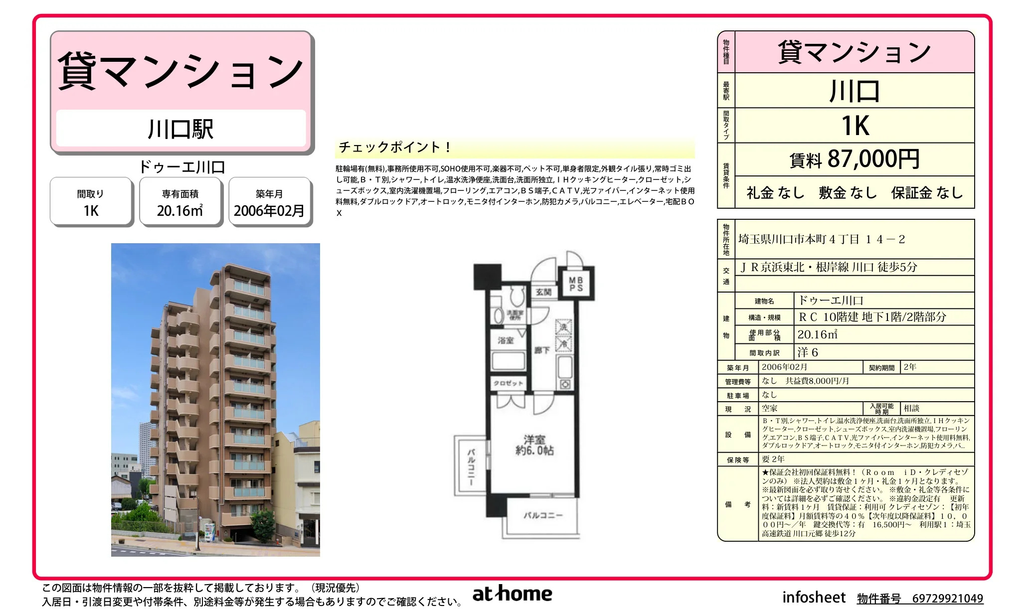 ドゥーエ川口 0