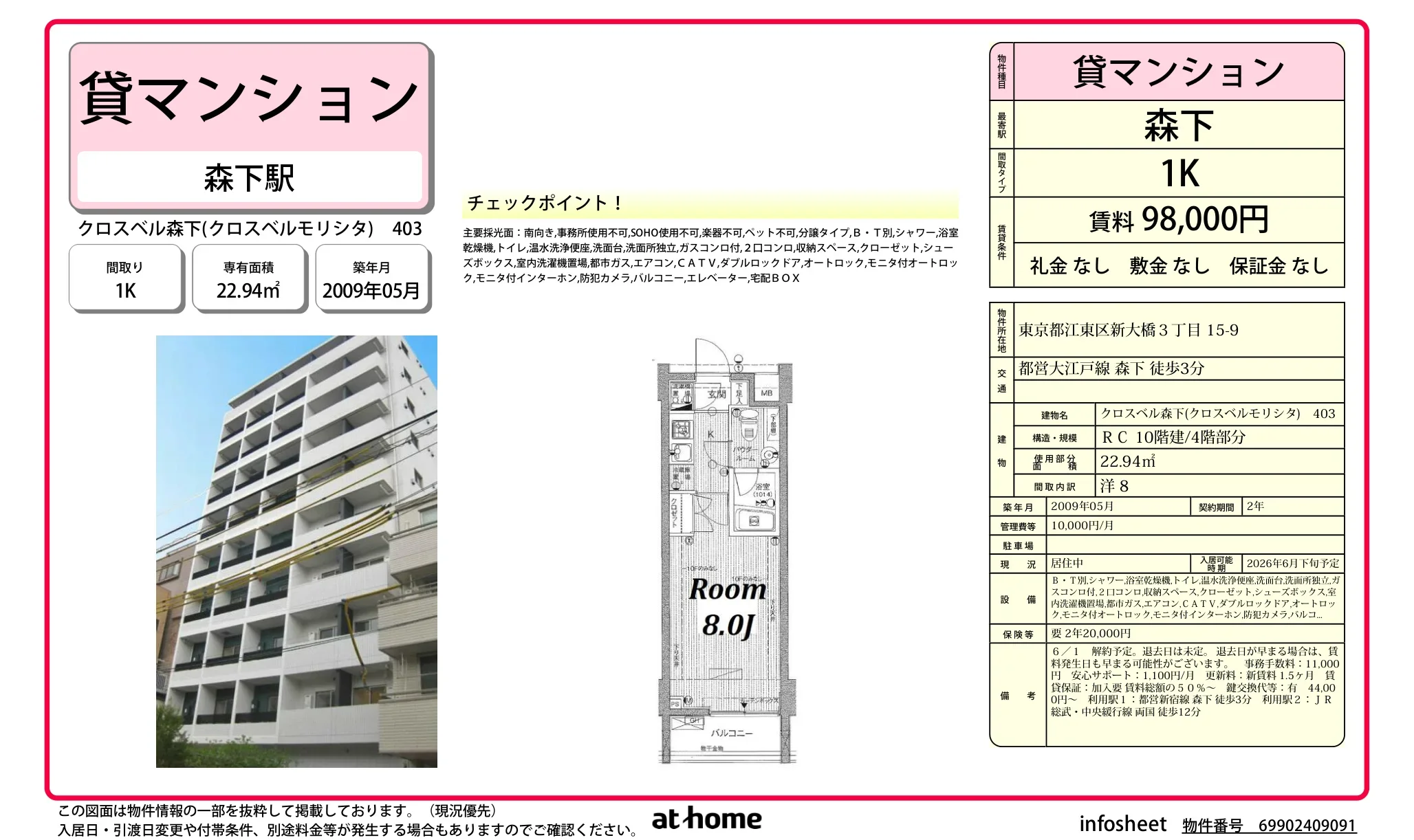 クロスベル森下 0