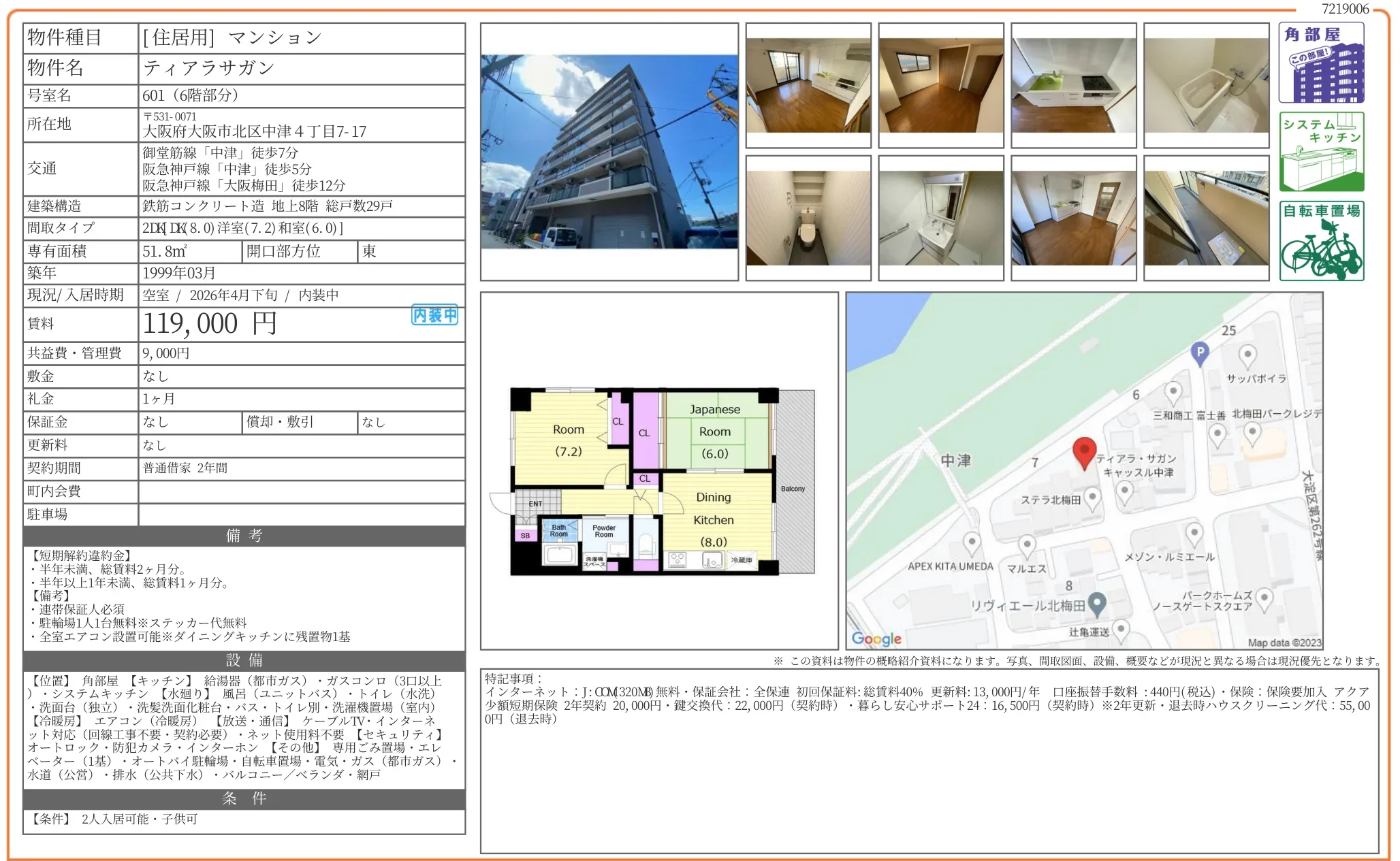 ティアラサガン 601号 0
