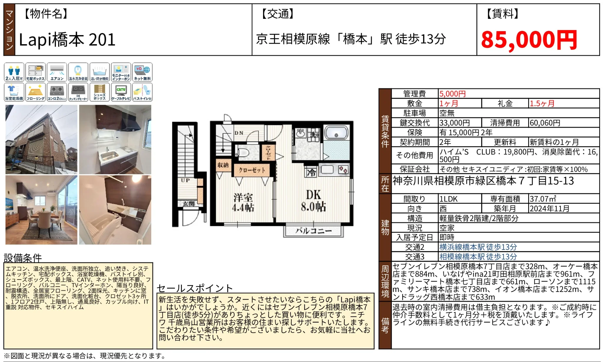 Lapi橋本 201号 0