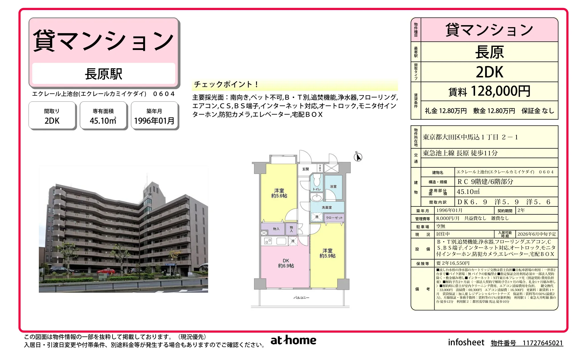 エクレール上池台 0