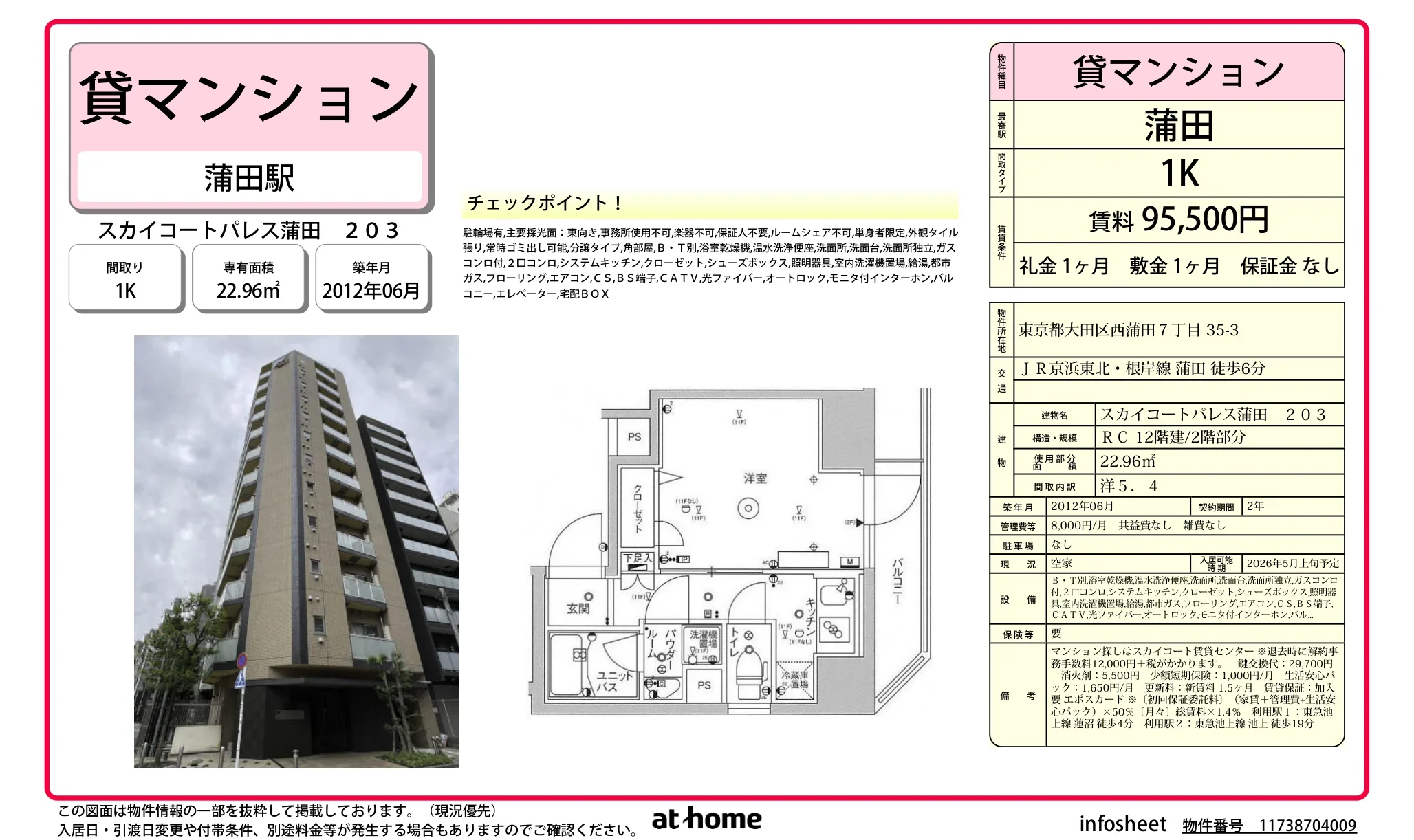 スカイコートパレス蒲田 0