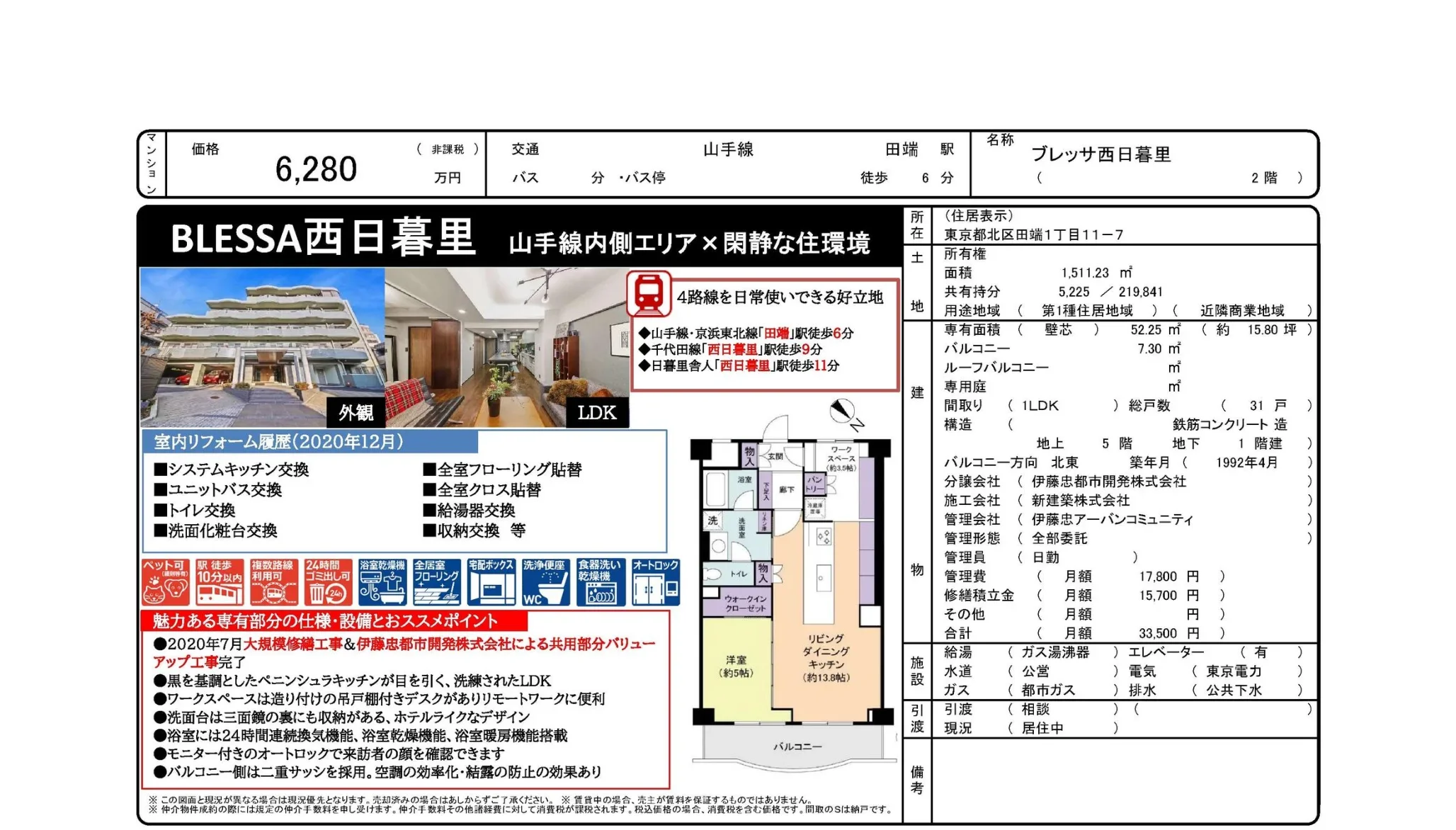 ブレッサ西日暮里 2号 0