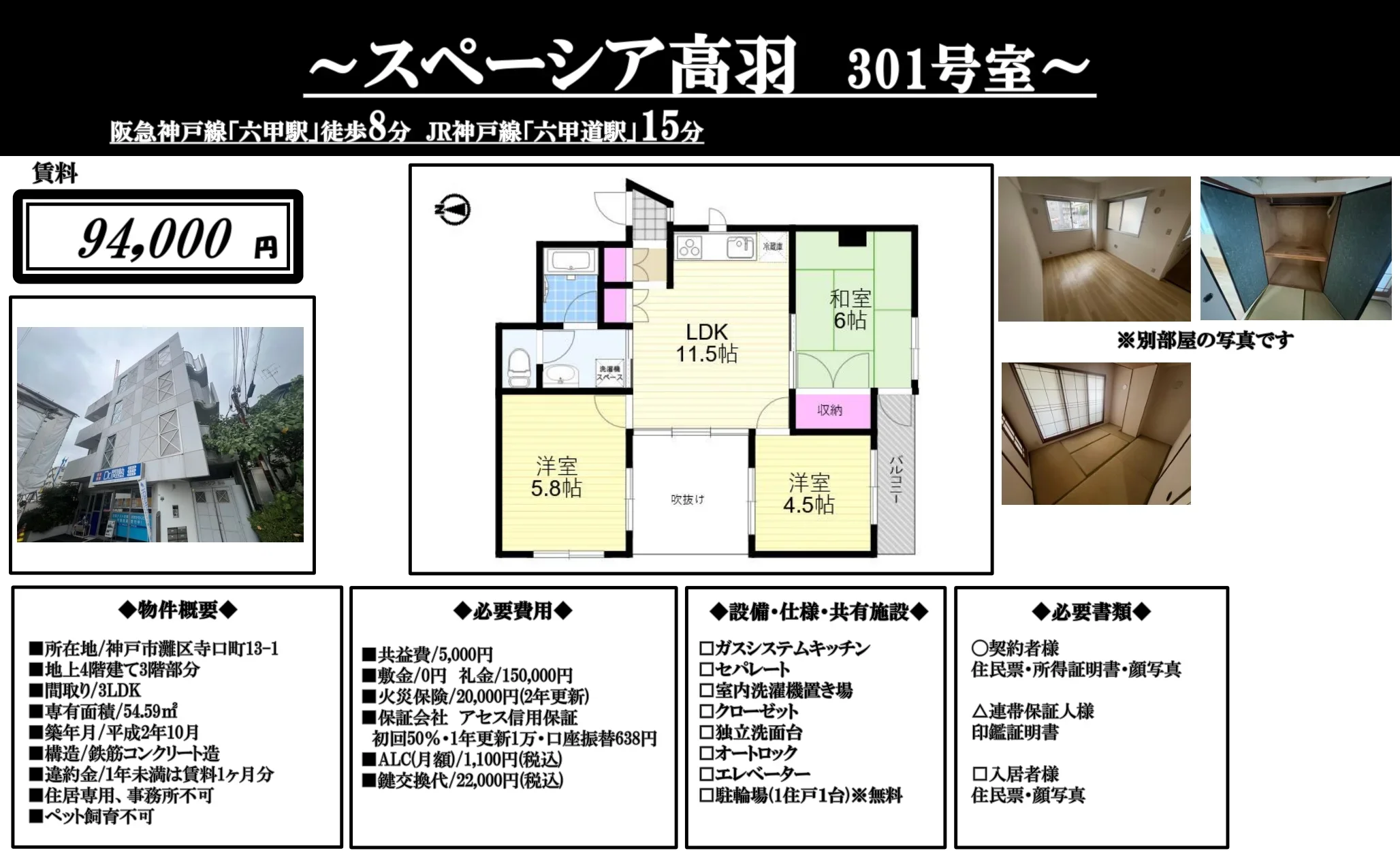 スペーシア高羽 301号 0