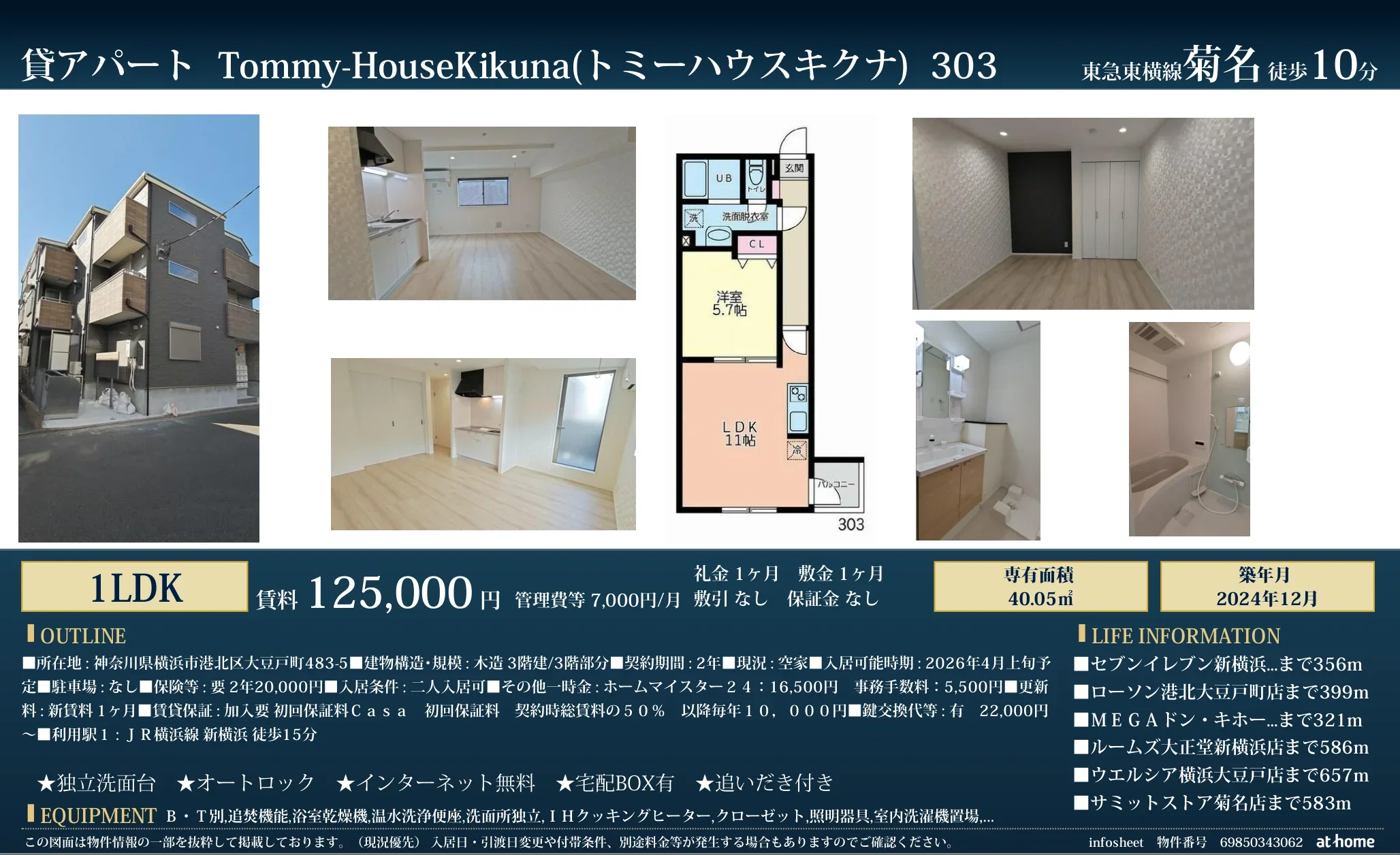 トミーハウスキクナ 303 0