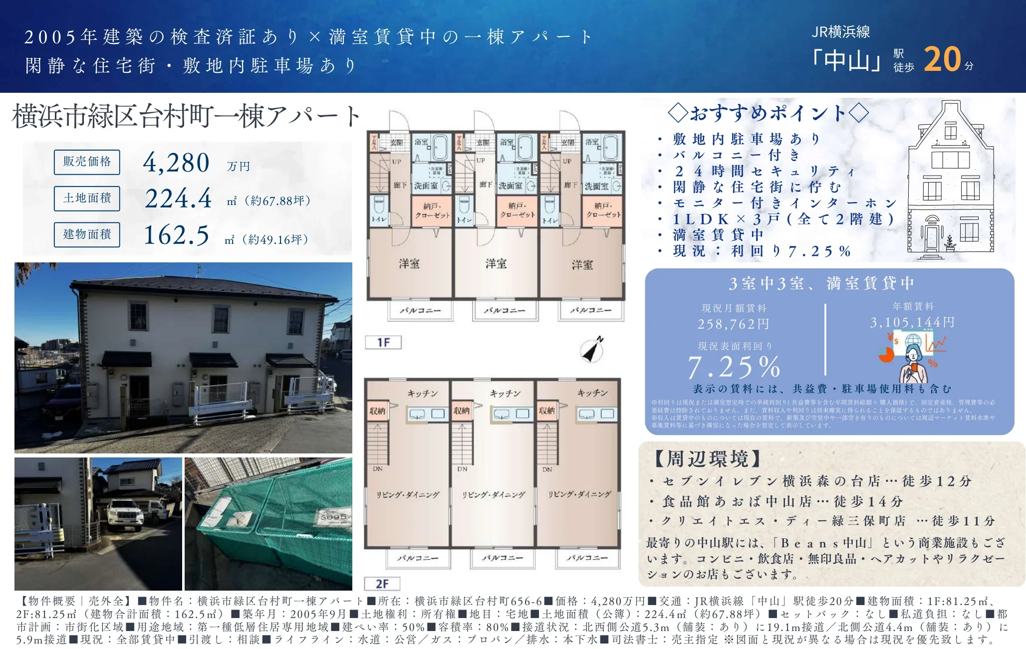 横浜市緑区台村町一棟アパート 0