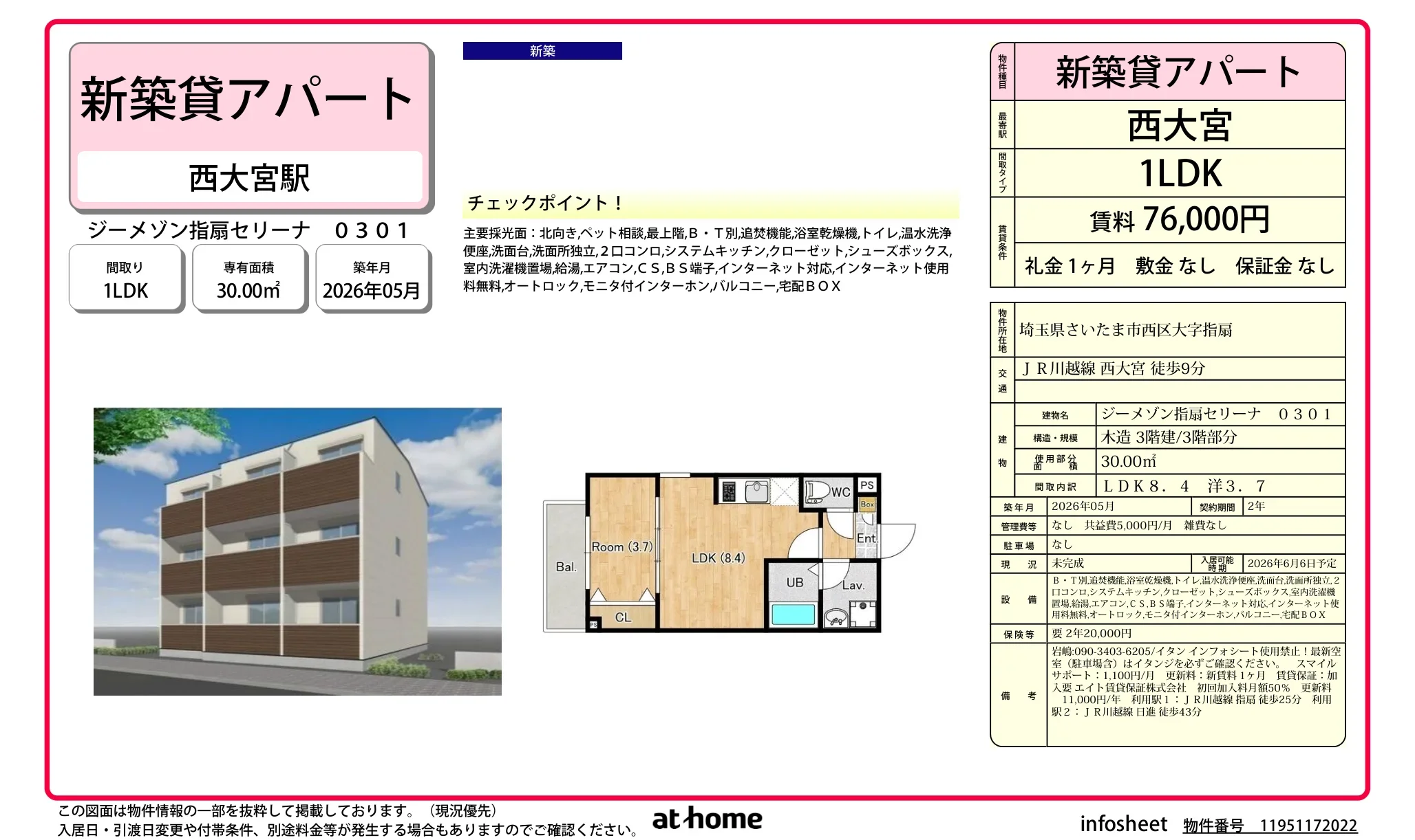 ジーメゾン指扇セリーナ 0