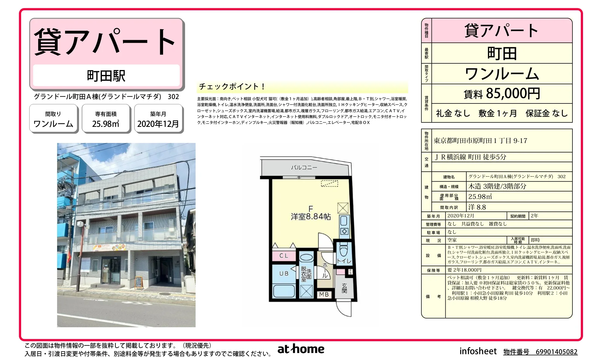 グランドール町田Ａ棟 0
