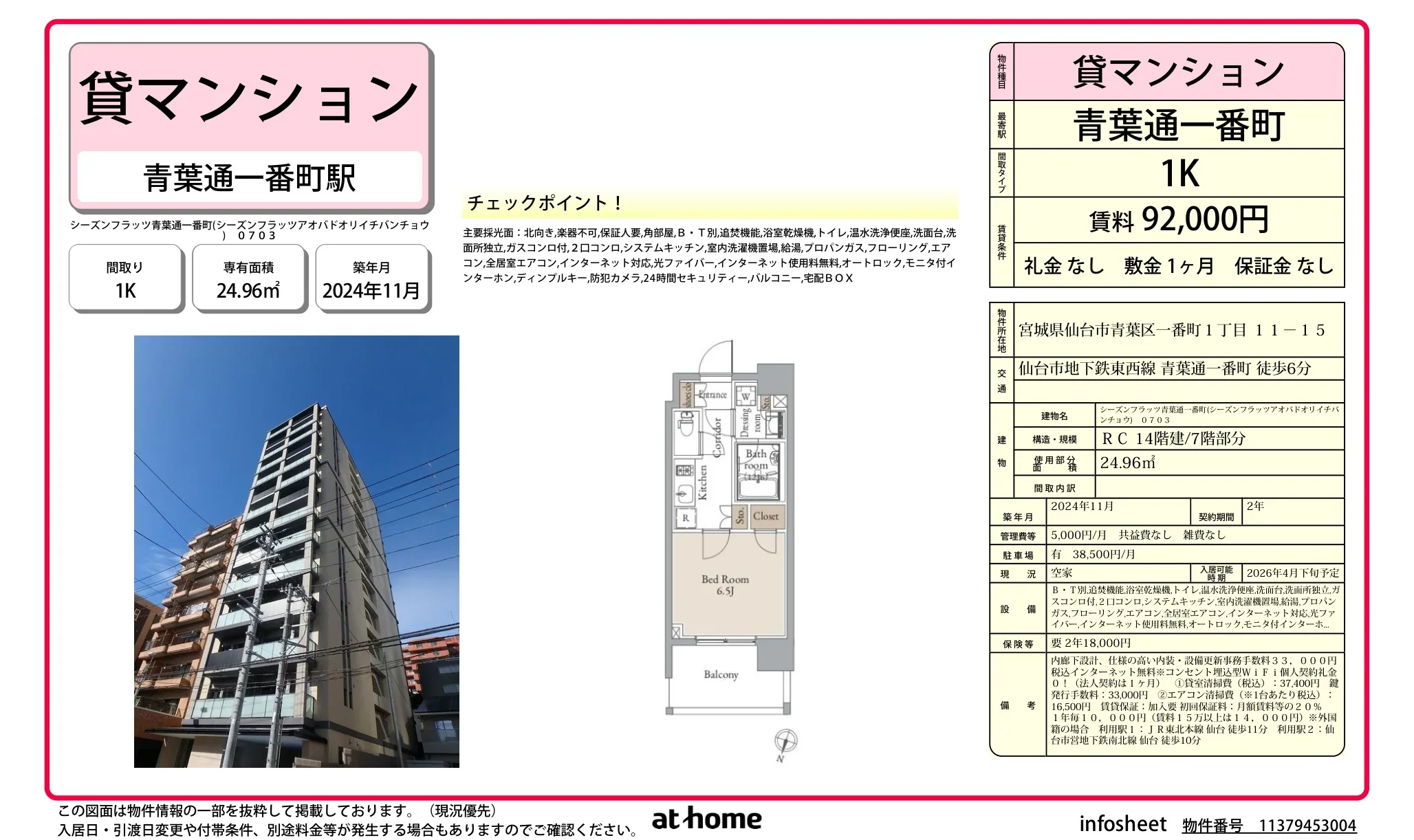 シーズンフラッツ青葉通一番町 0