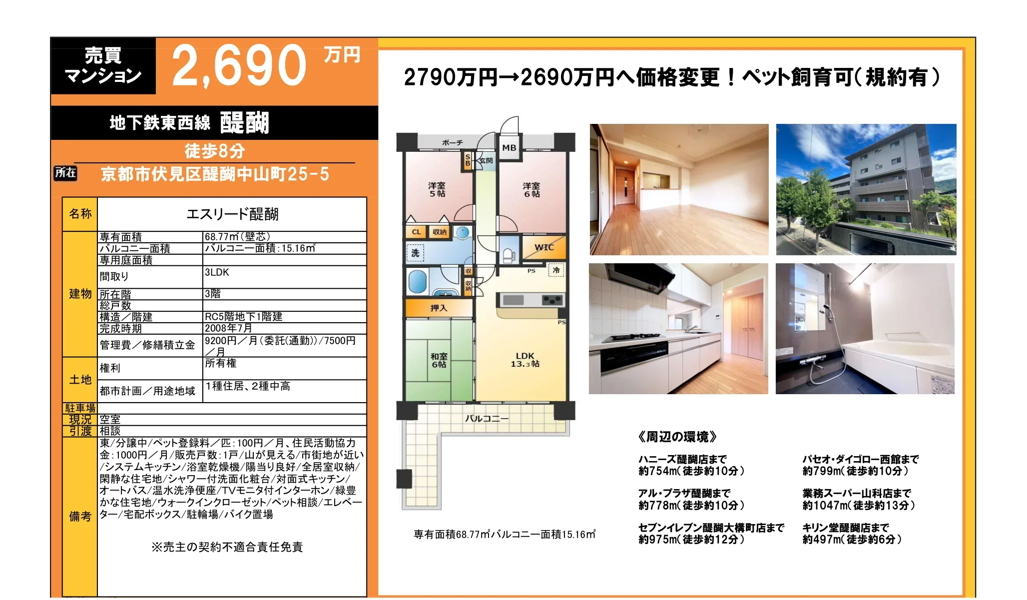 エスリード醍醐 0