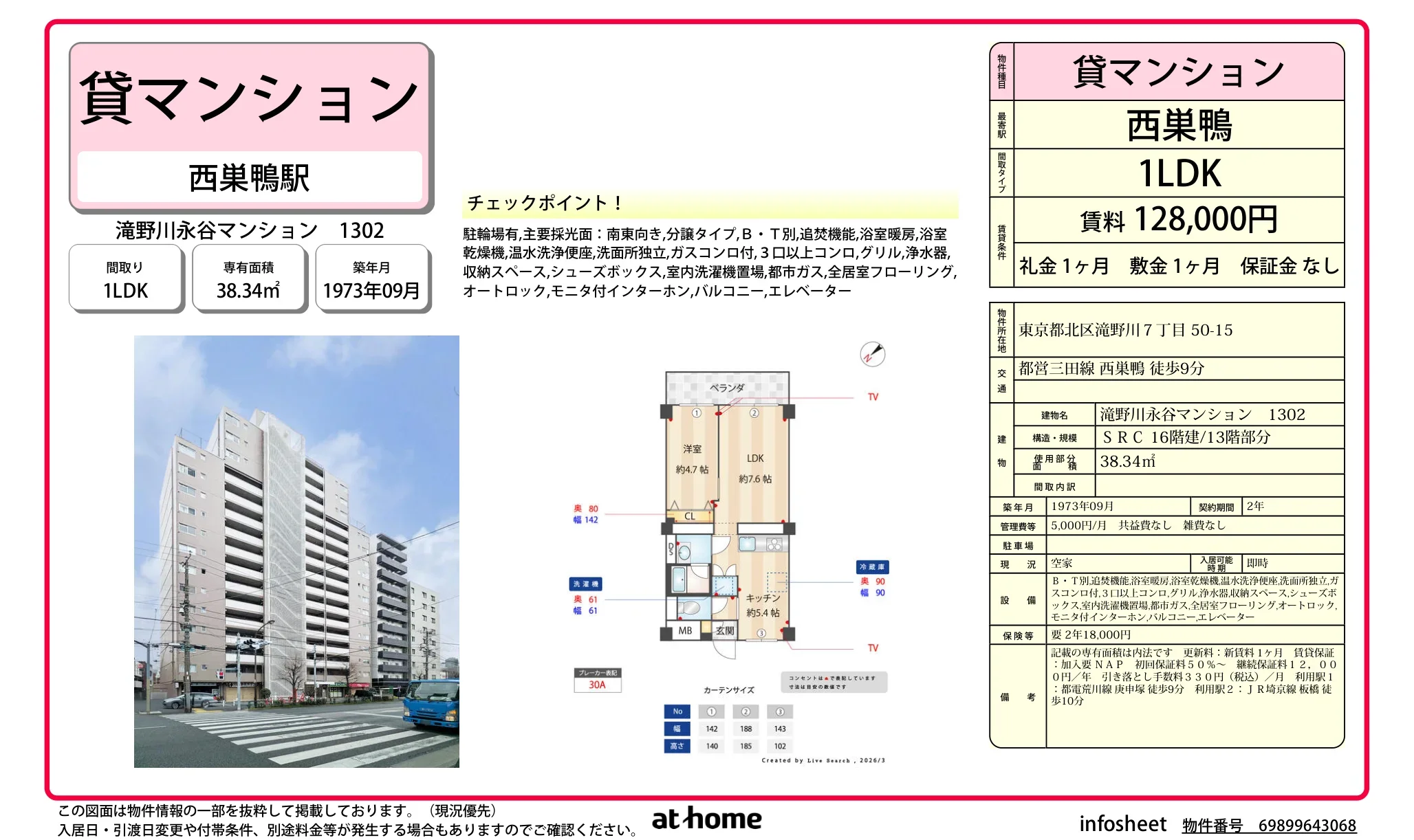 滝野川永谷マンション 0