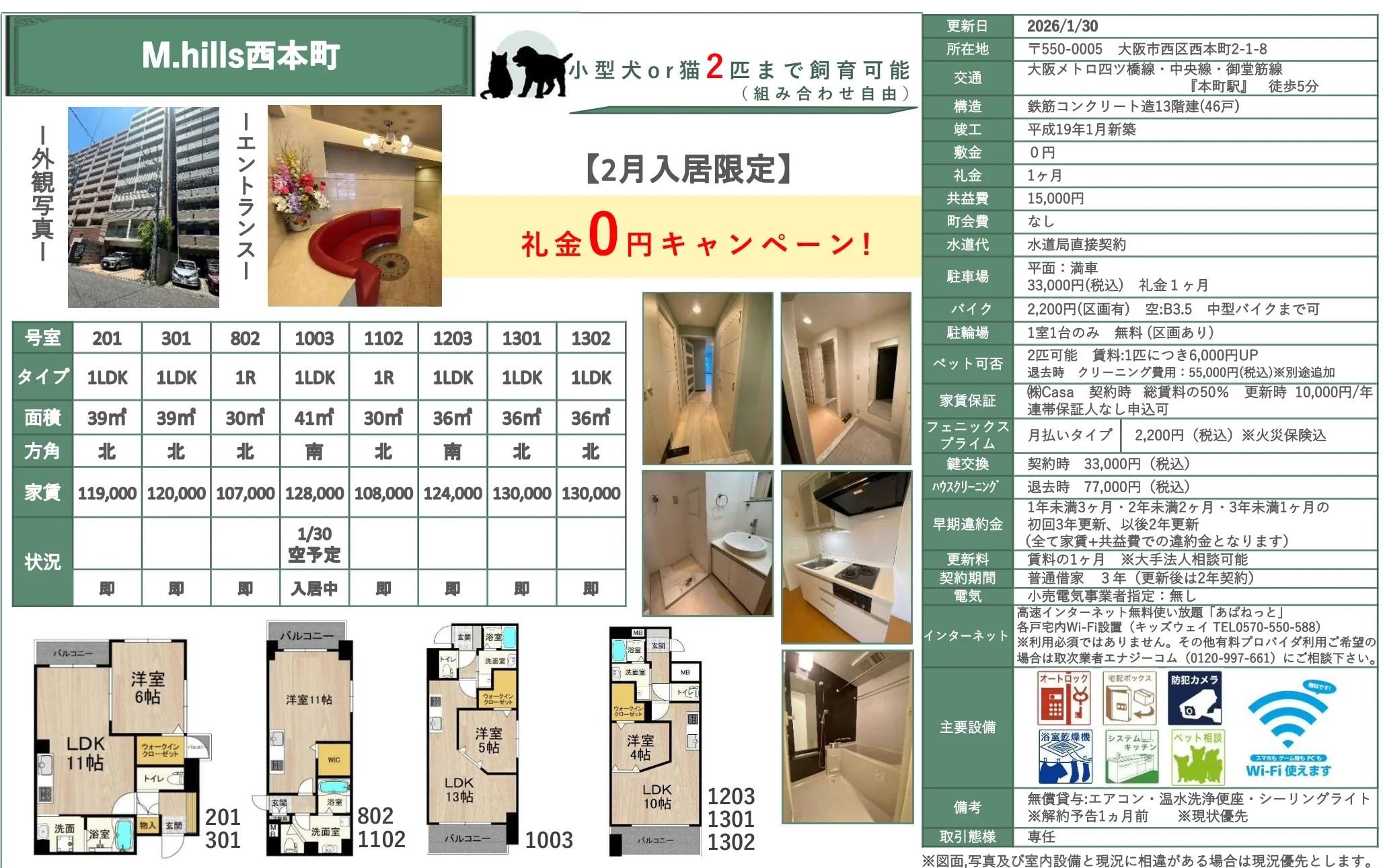 Ｍ・Ｈｉｌｌｓ西本町 10