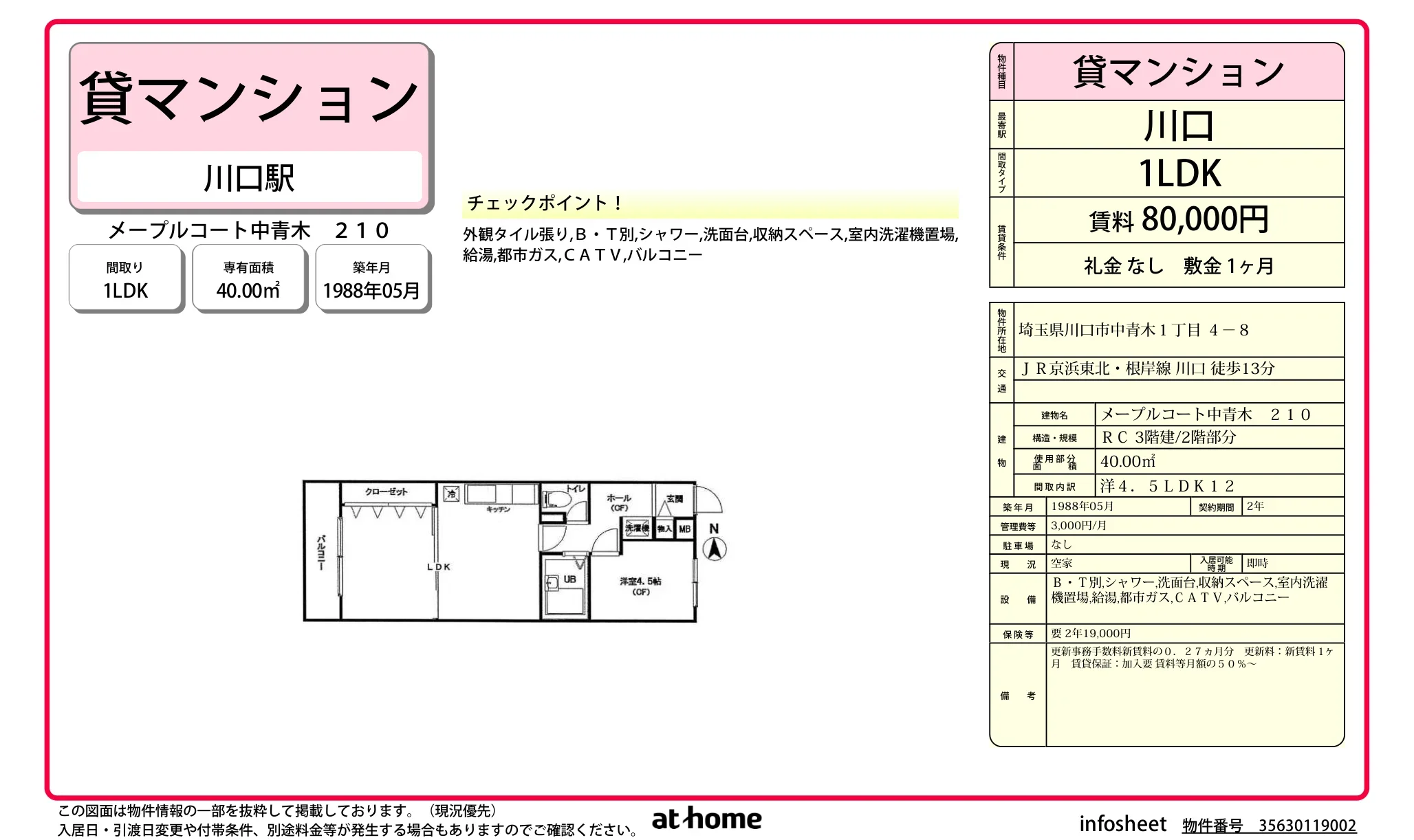 メープルコート中青木 0