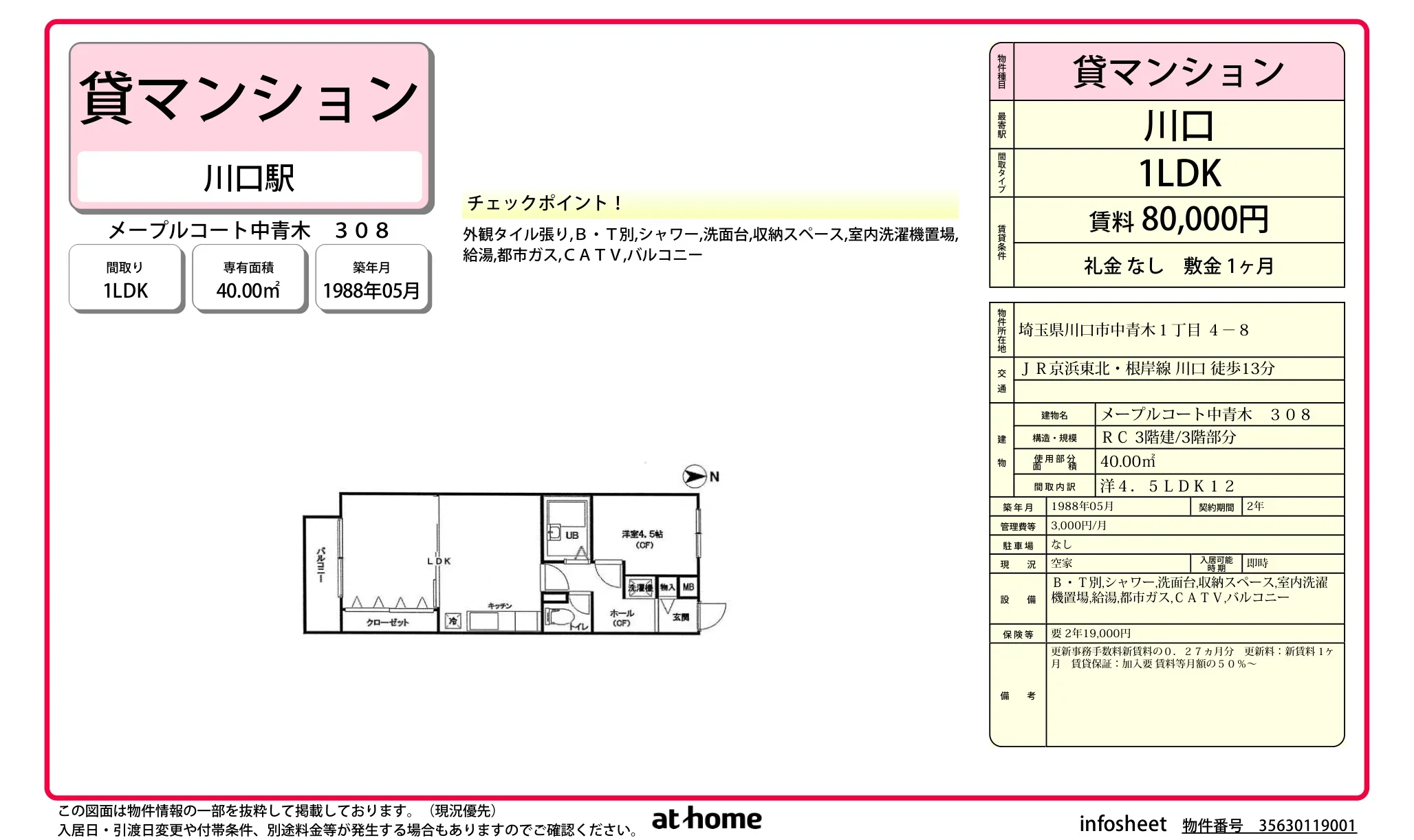 メープルコート中青木 0