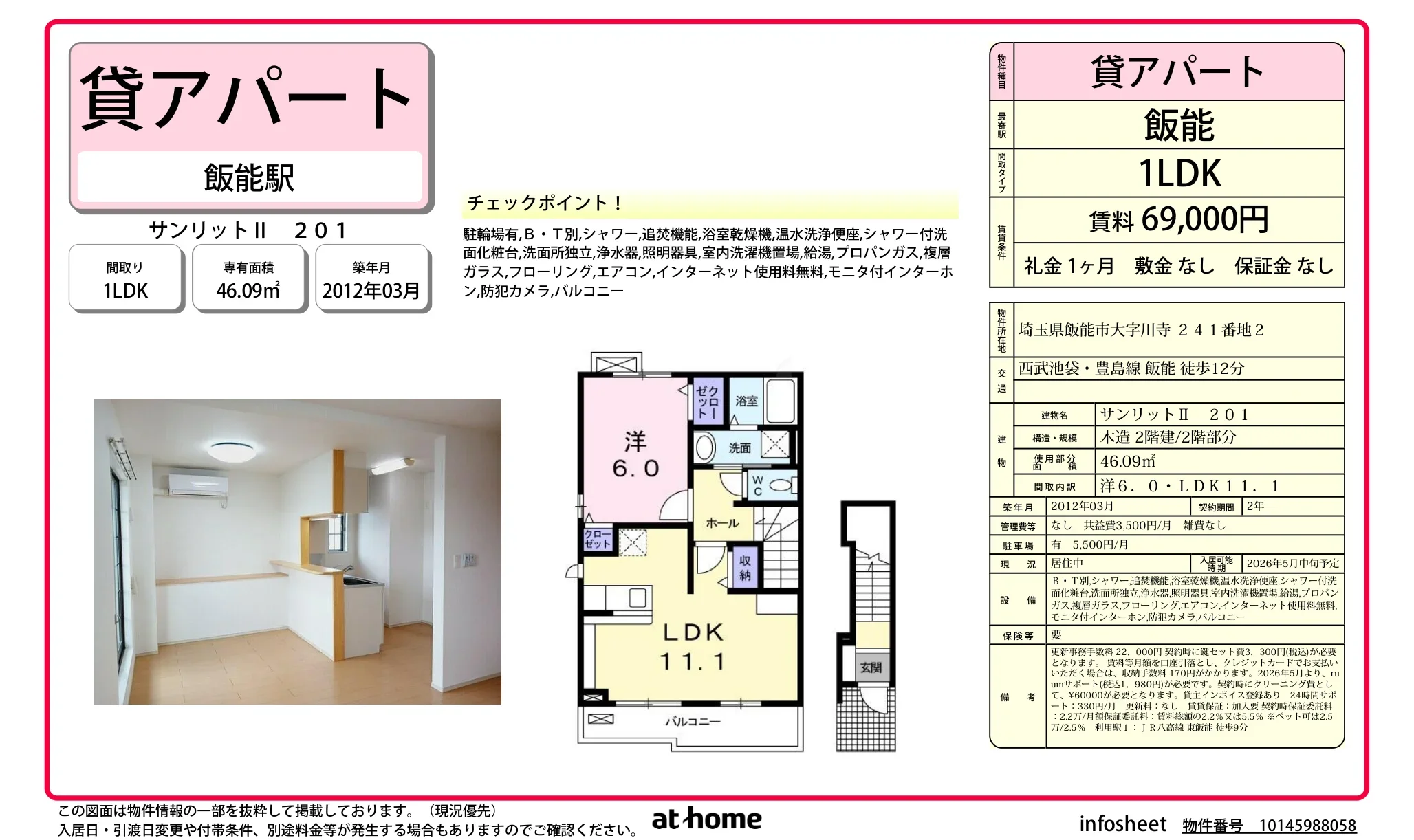 サンリットII 201 201号 0
