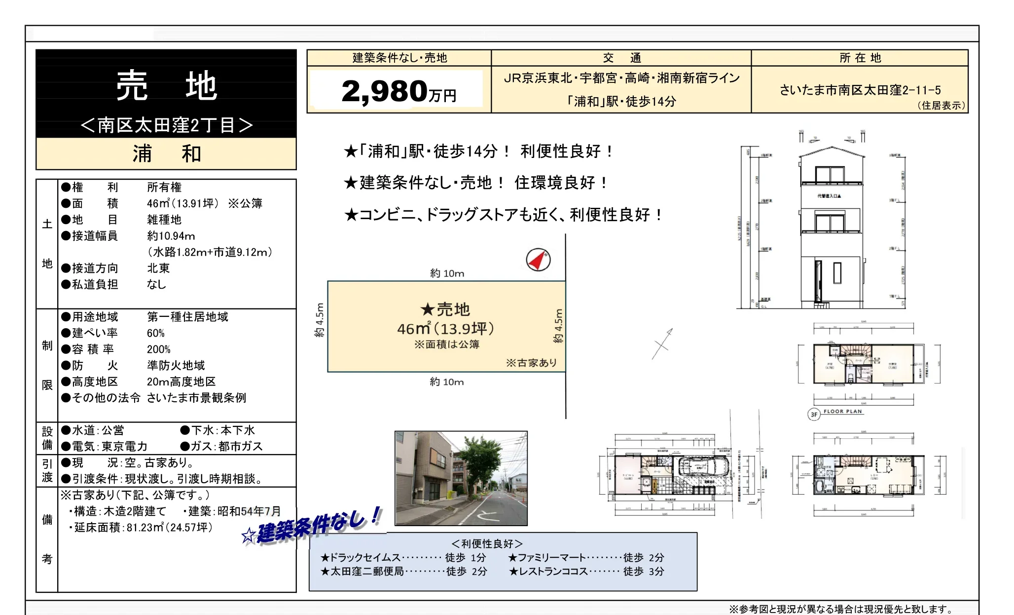 浦和土地売地 0