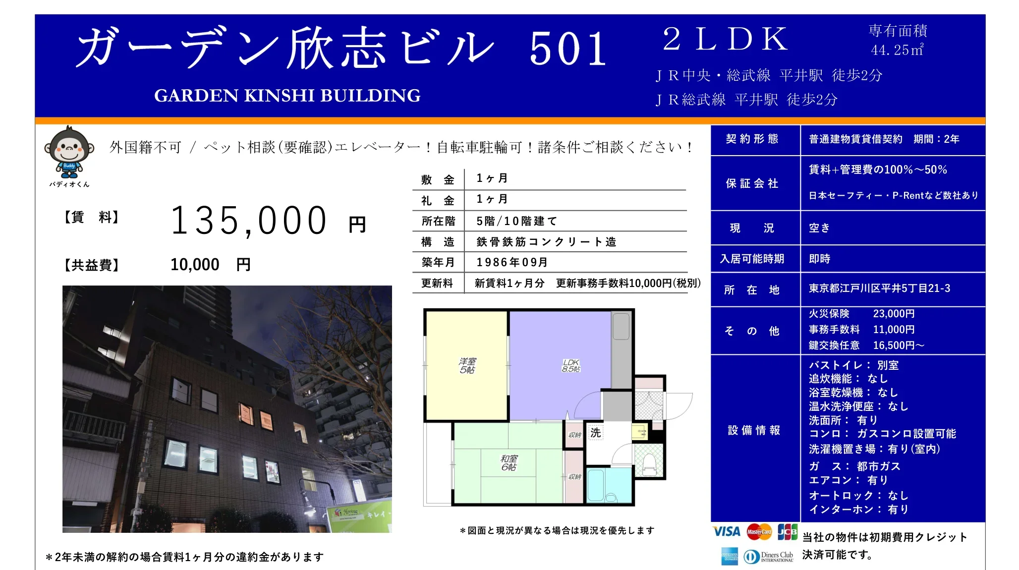 ガーデン欣志ビル501 501号 0