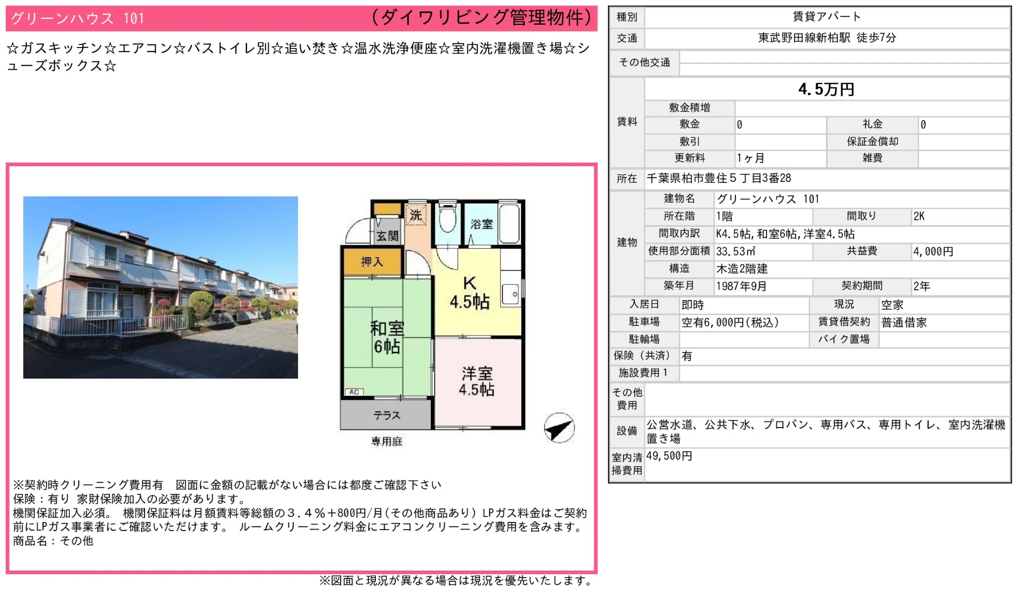 グリーンハウス 101 101号 0