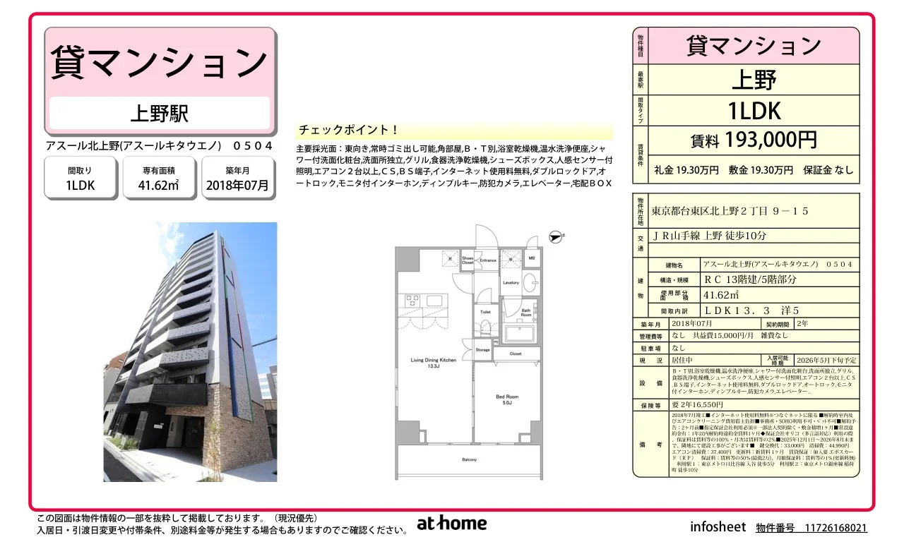 アスール北上野 0