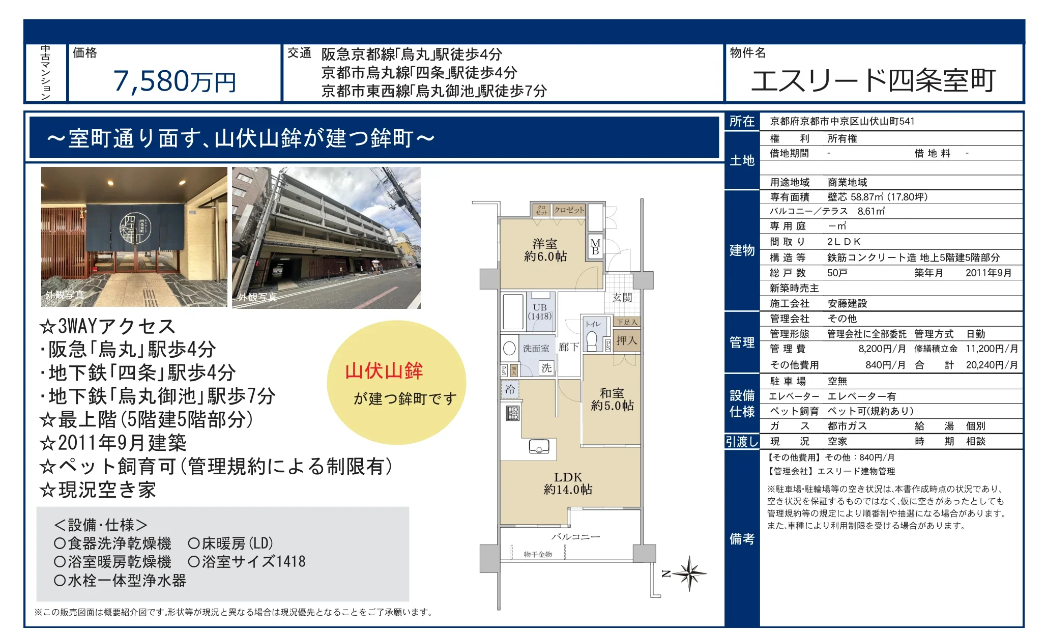 エスリード四条室町 0