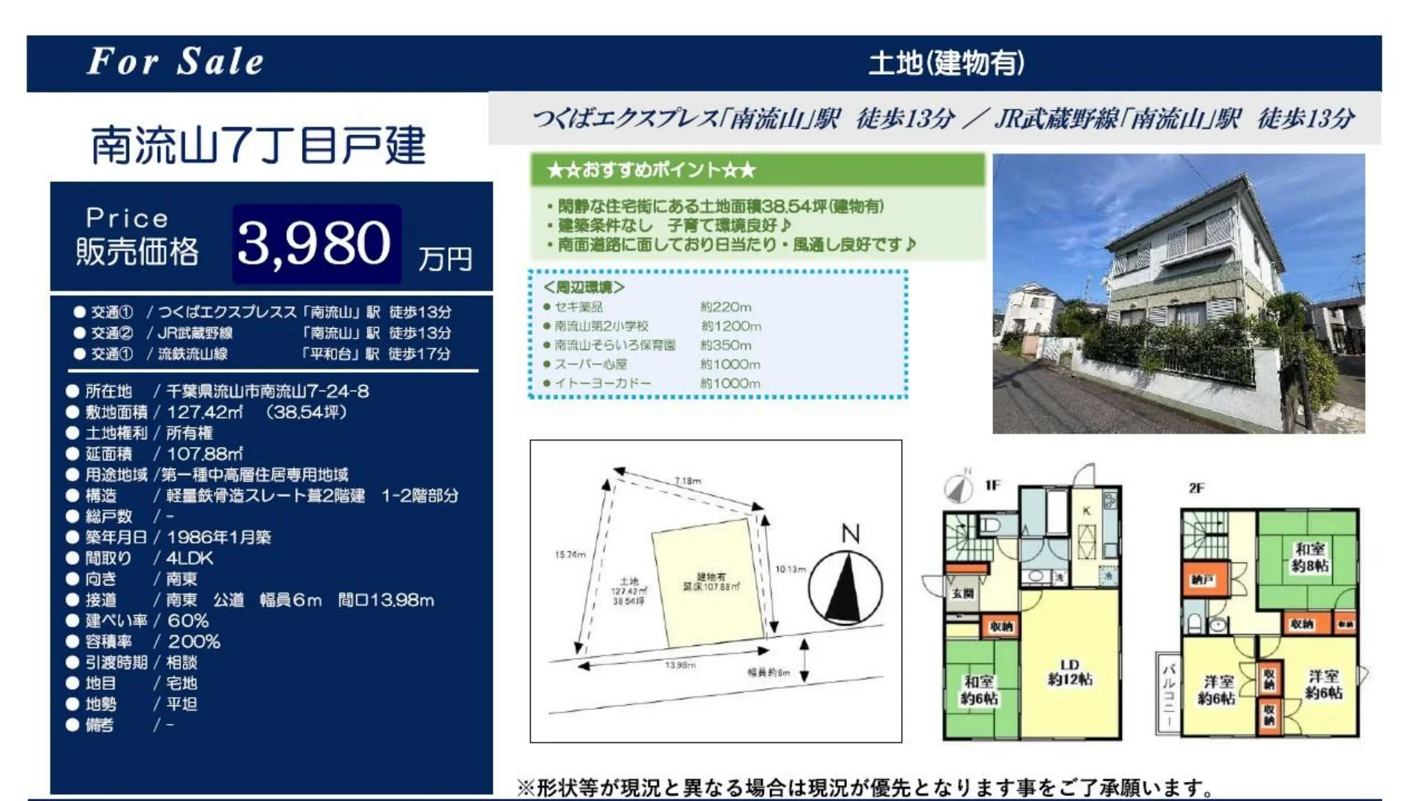 南流山7丁目戸建 0