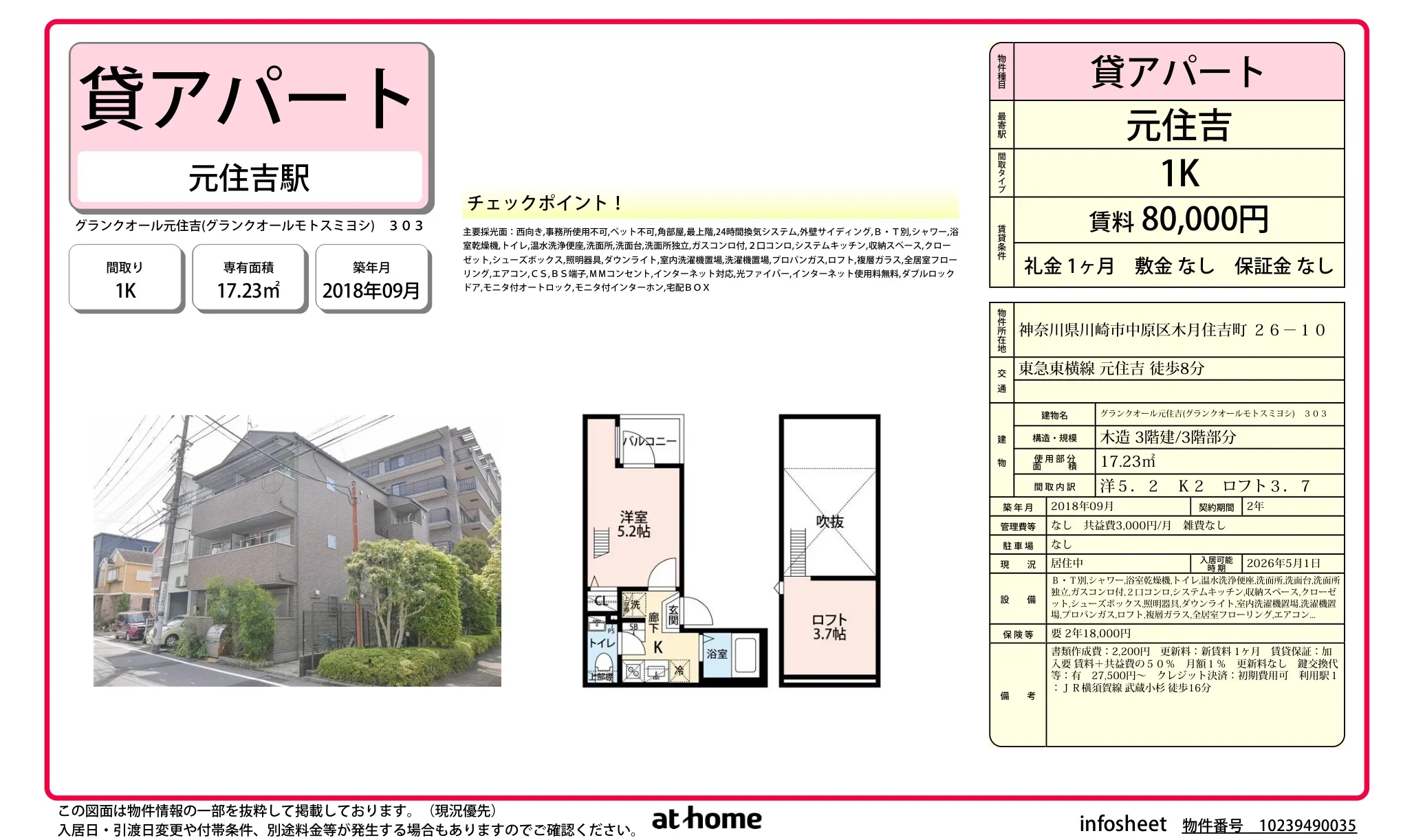 グランクオール元住吉 0