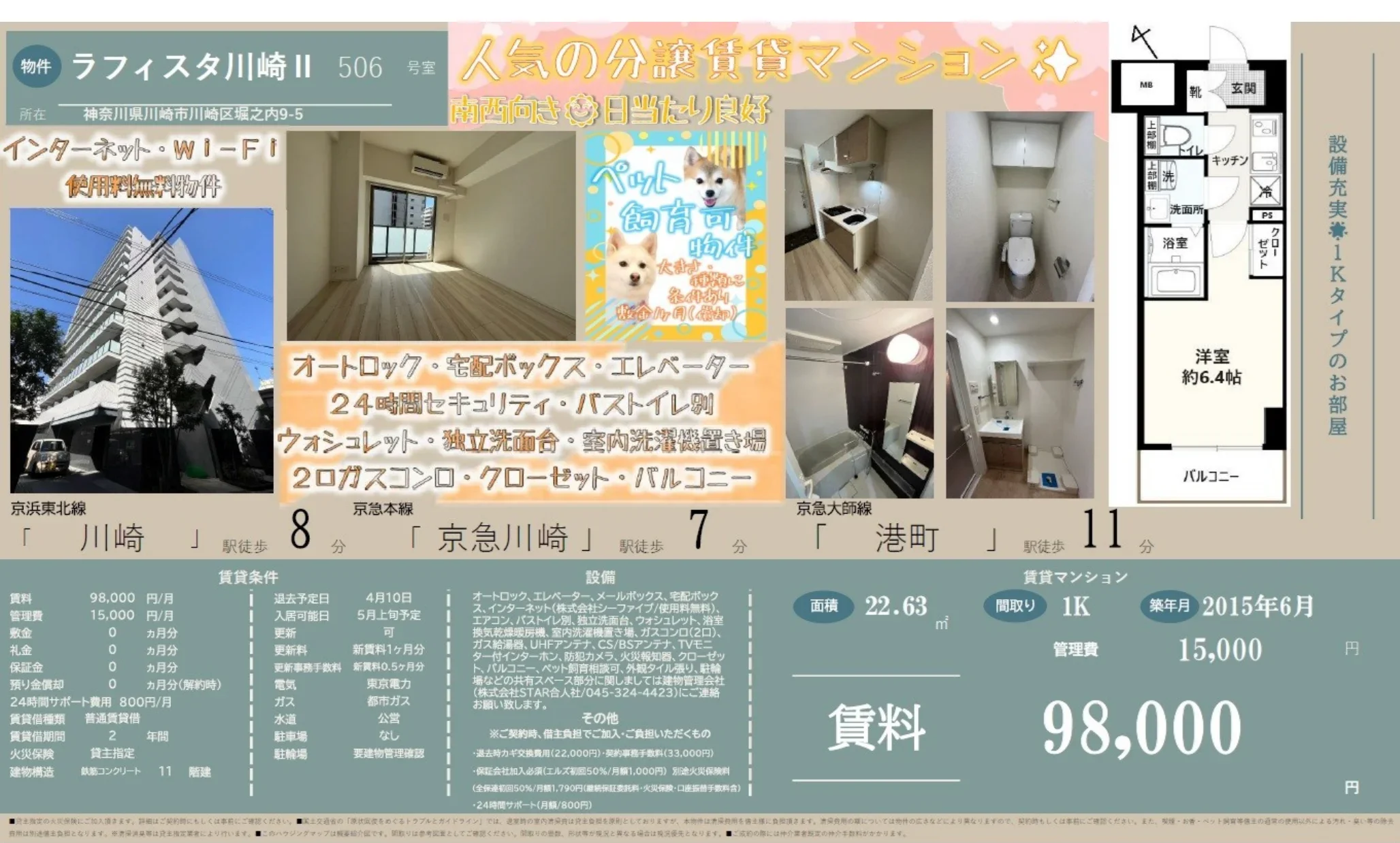 ラフィスタ川崎 Ⅱ 506 506号 0