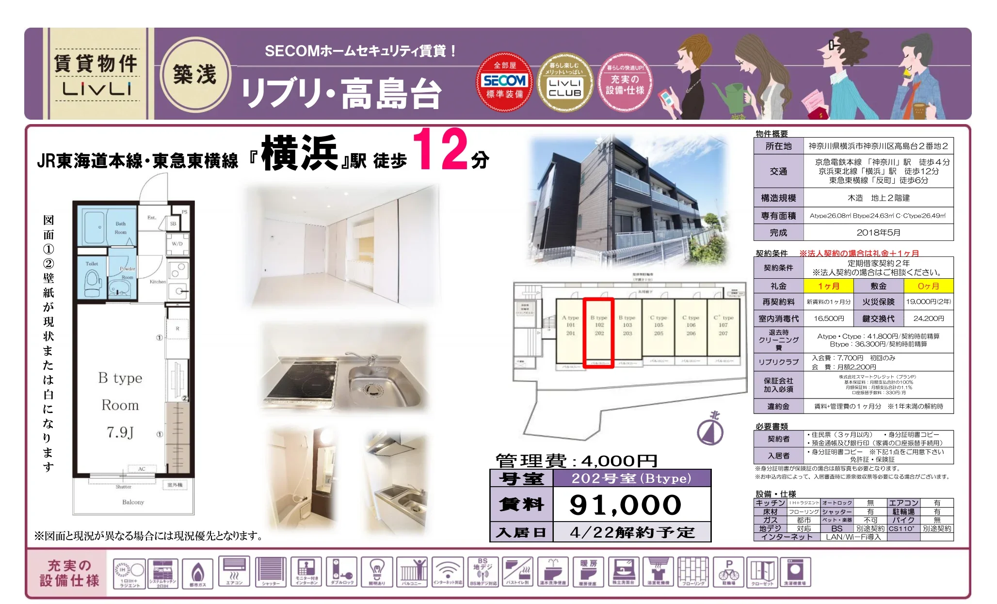 リブリ・高島台 202号 0