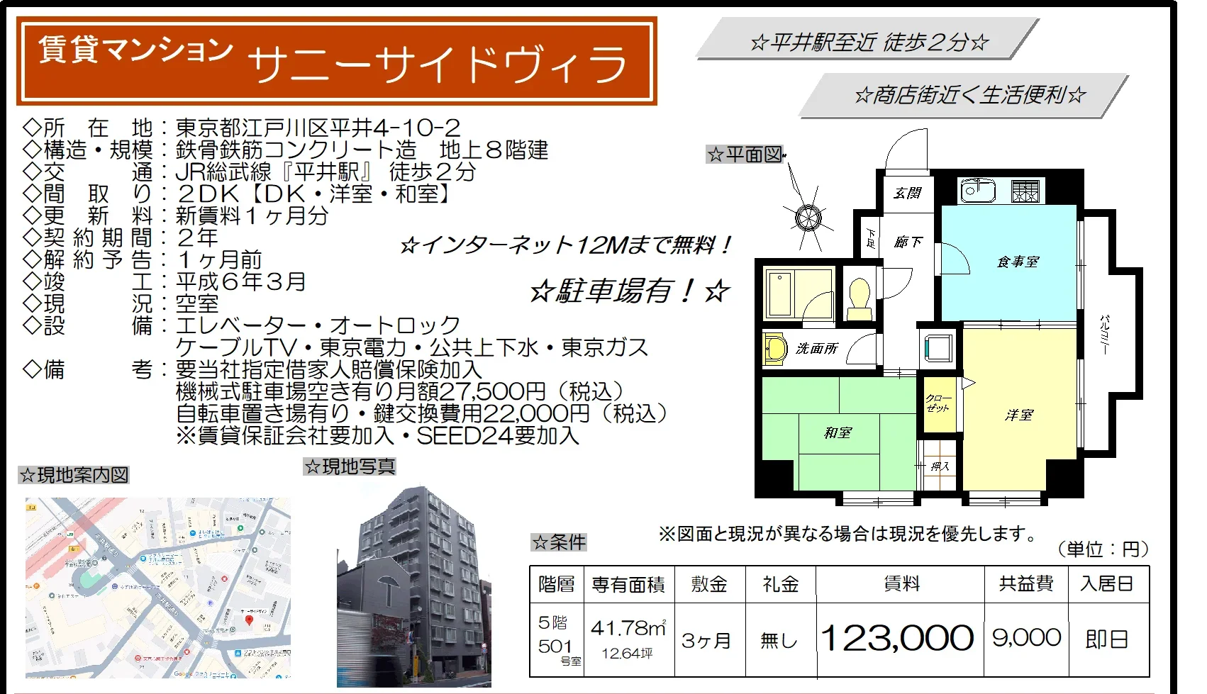 サニーサイドヴィラ 501号室 0