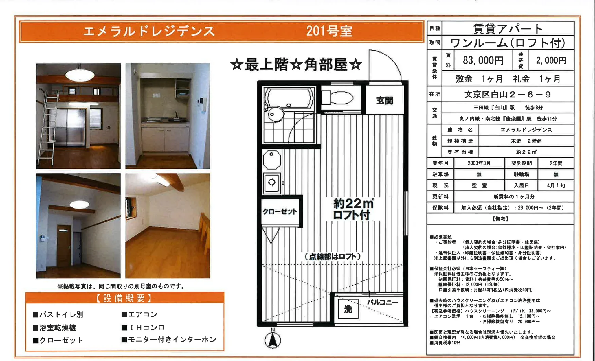 エメラルドレジデンス 201号 0