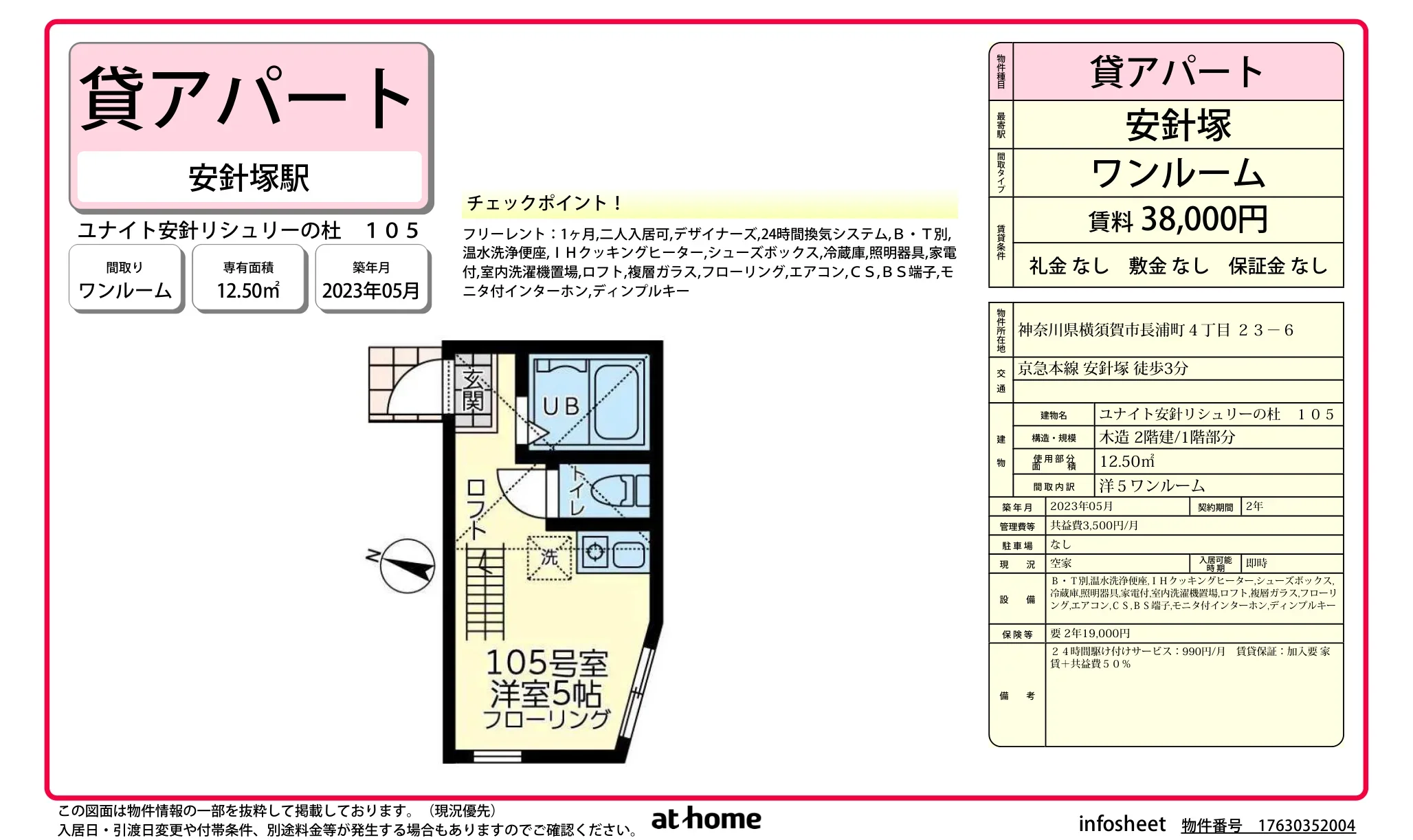 ユナイト安針リシュリーの杜 0