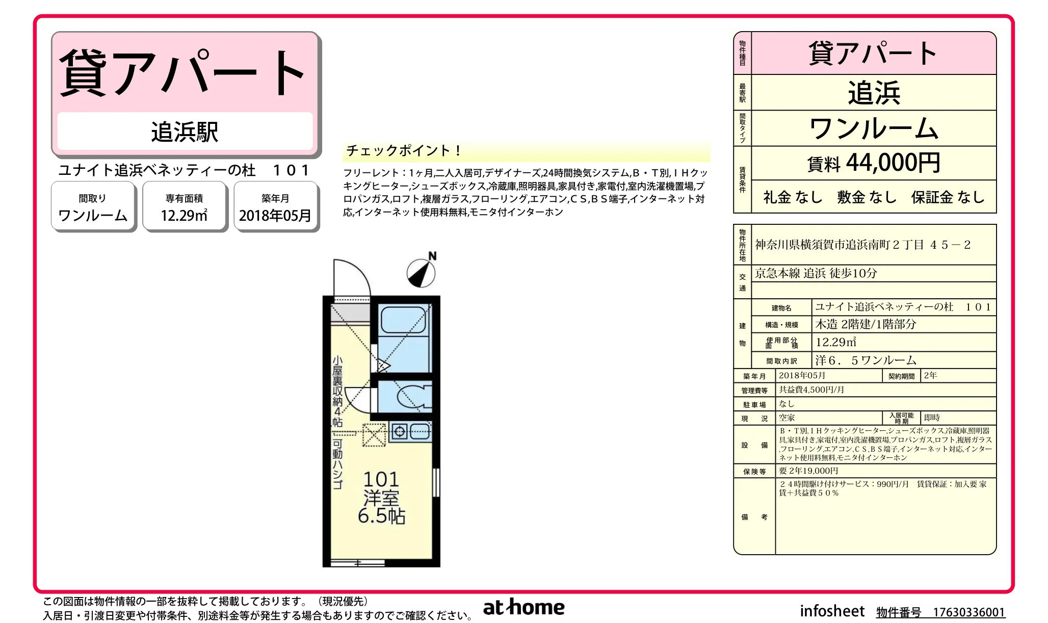 ユナイト追浜ベネッティーの杜 0