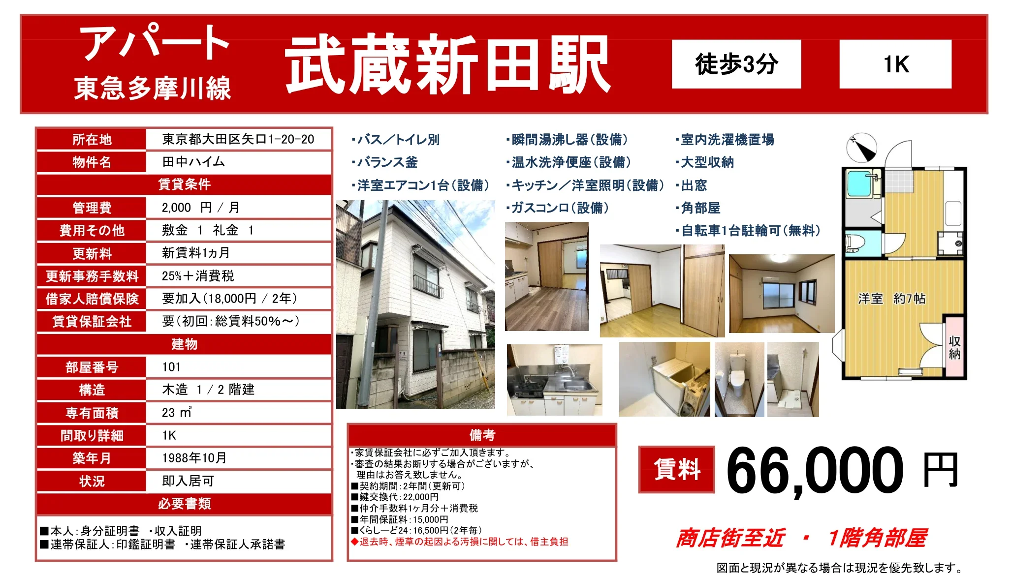 田中ハイム 101号 0