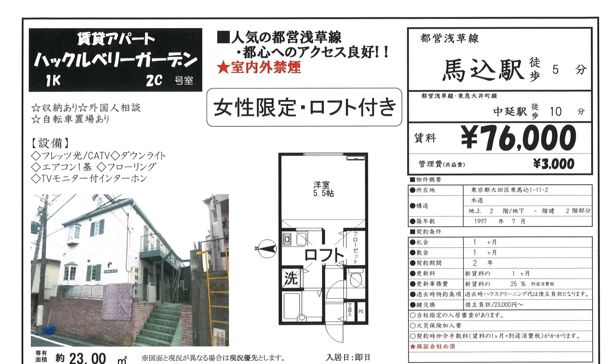 ハックルベリーガーデン 2C号 0