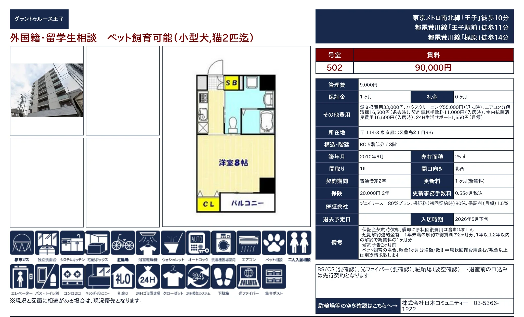 グラントゥルース王子 502号 0