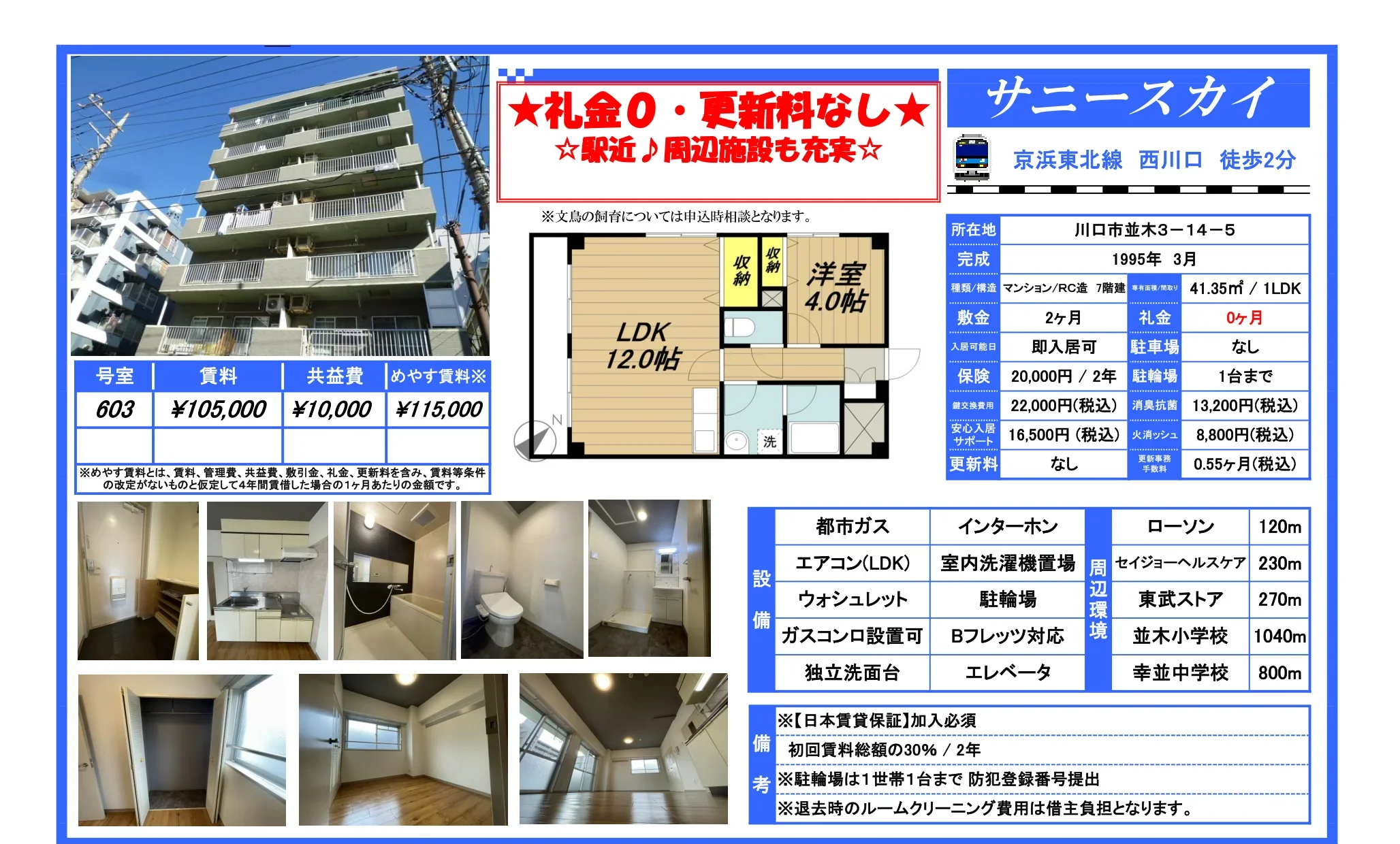 サニースカイ 603号 0