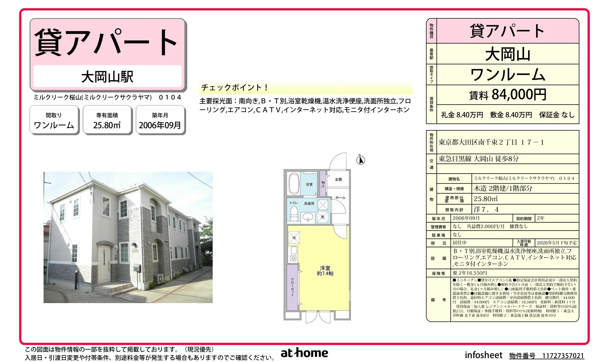 ミルクリーク桜山 0104号 0