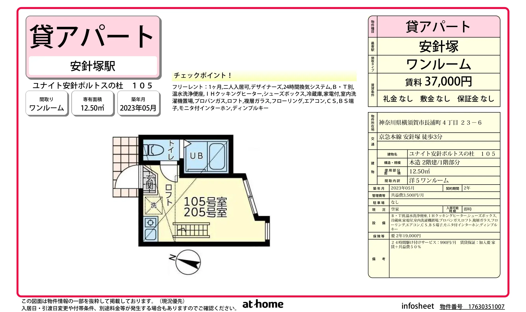 ユナイト安針ポルトスの杜 0