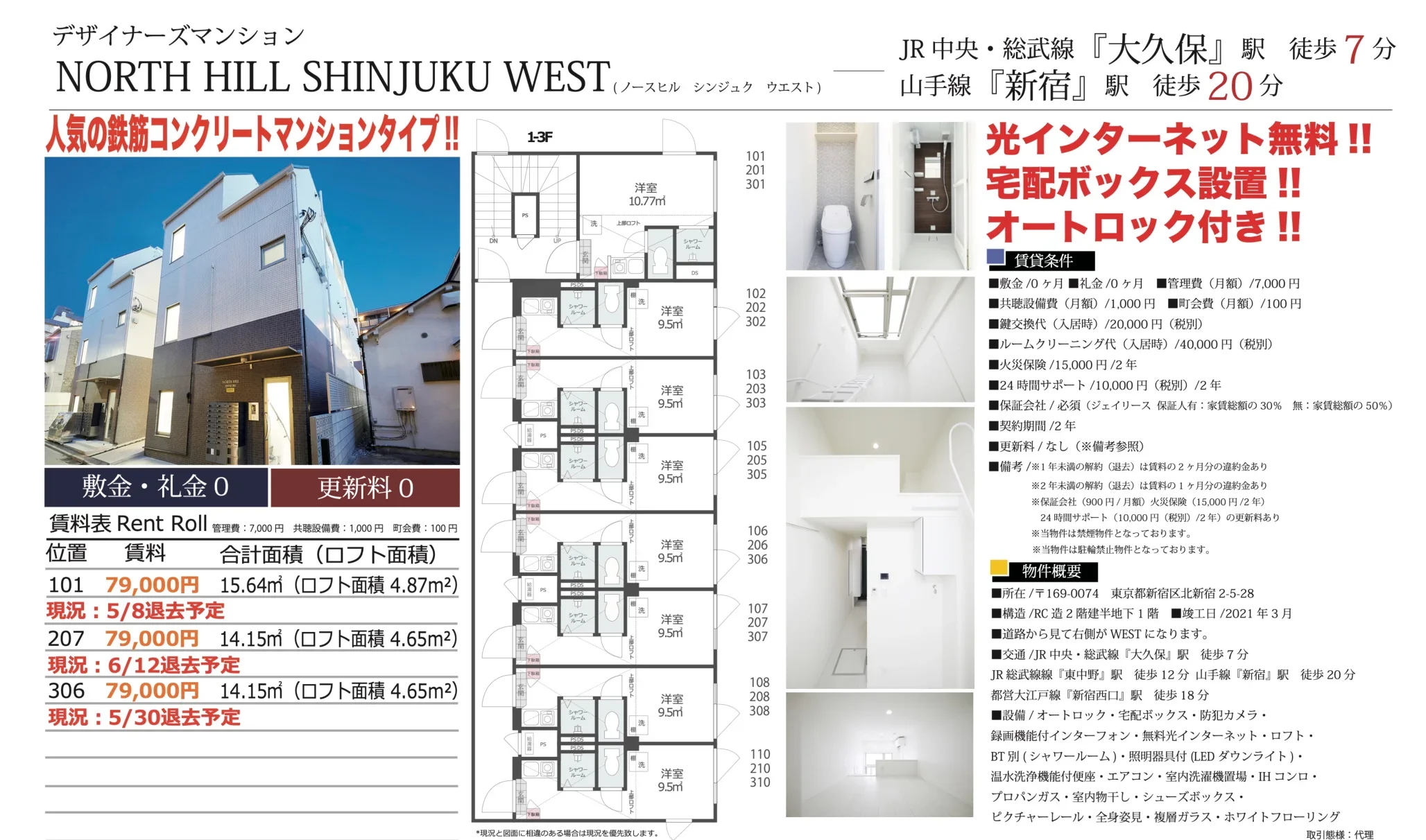 NORTH HILL SHINJUKU WEST 207 0