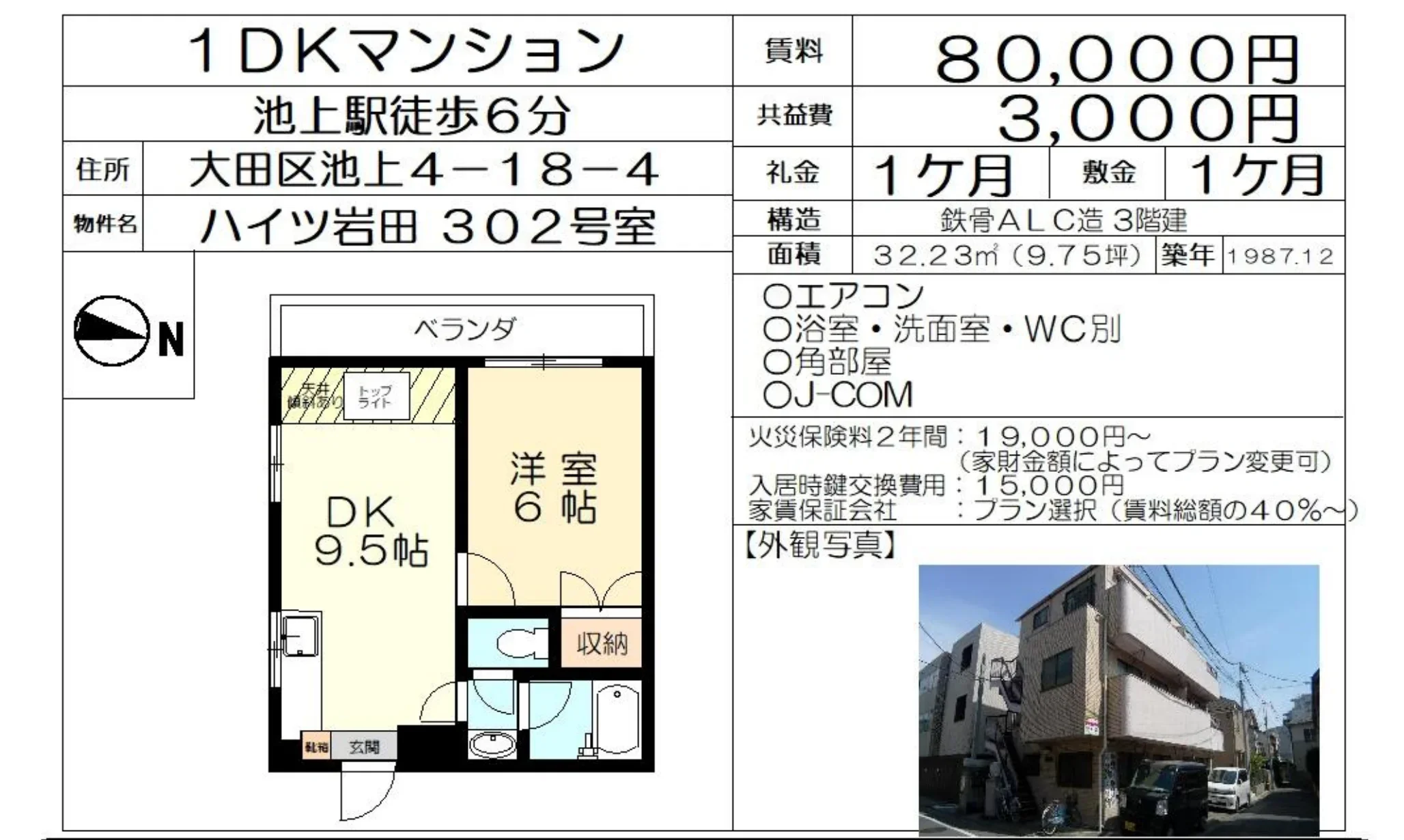 ハイツ岩田 302号室 302号 0