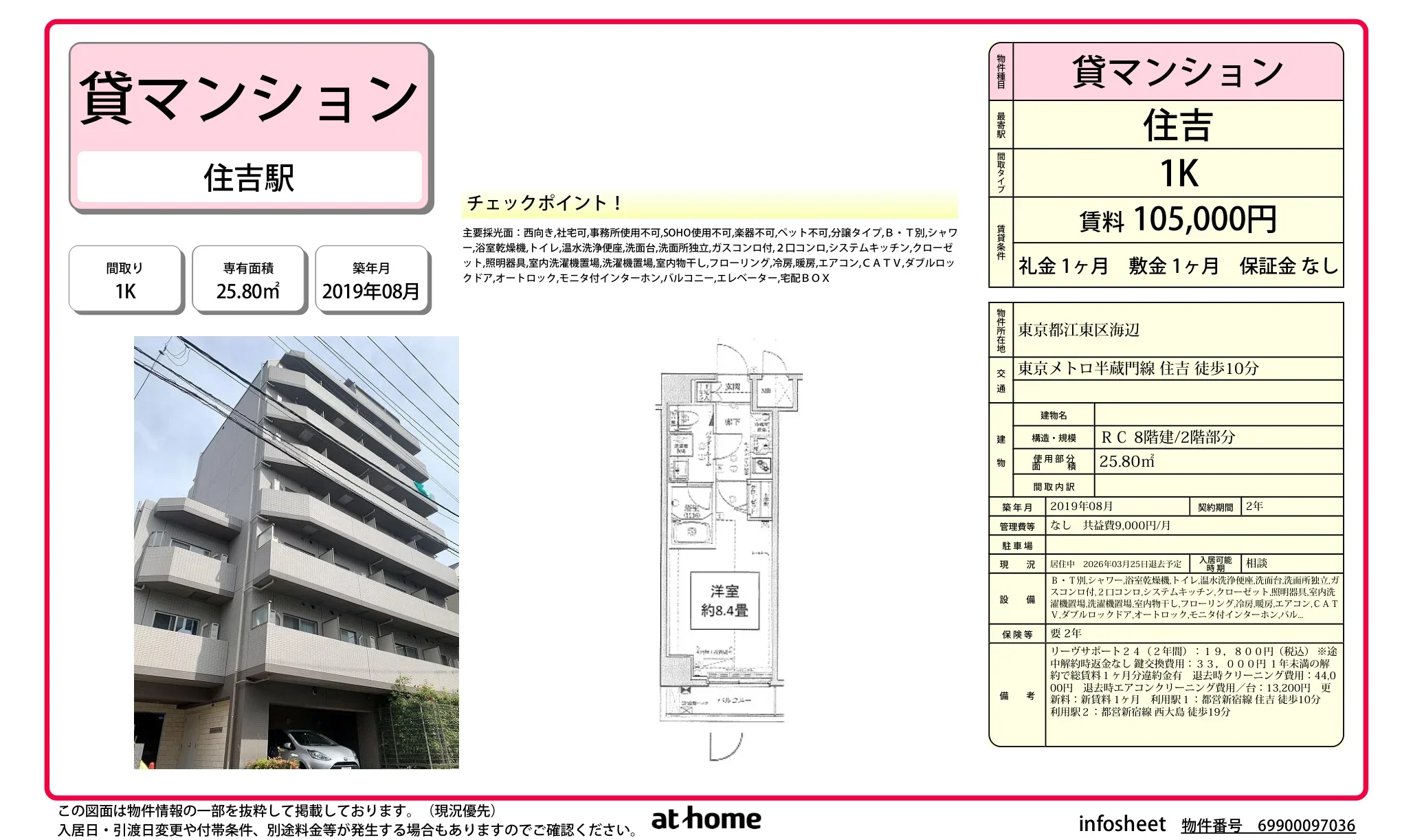 住吉 1K 0