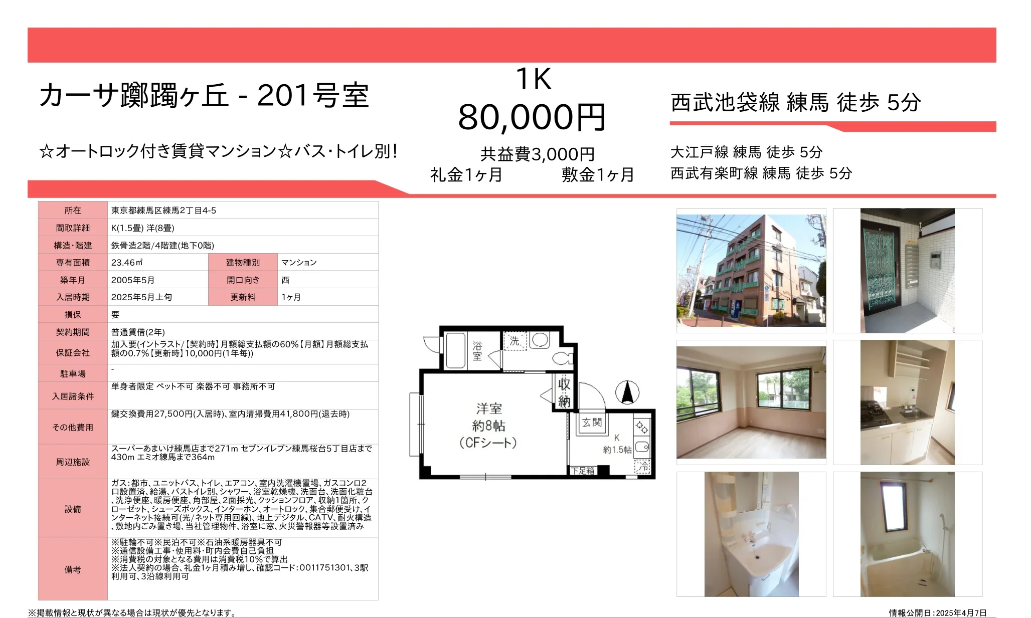 カーサ躑ヶ丘 201号 0